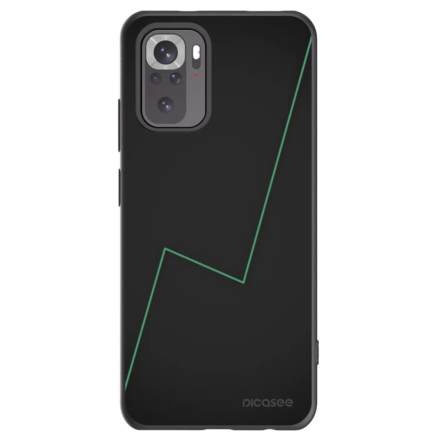 Picasee silikonový černý obal pro Xiaomi Redmi Note 10S - Consistency