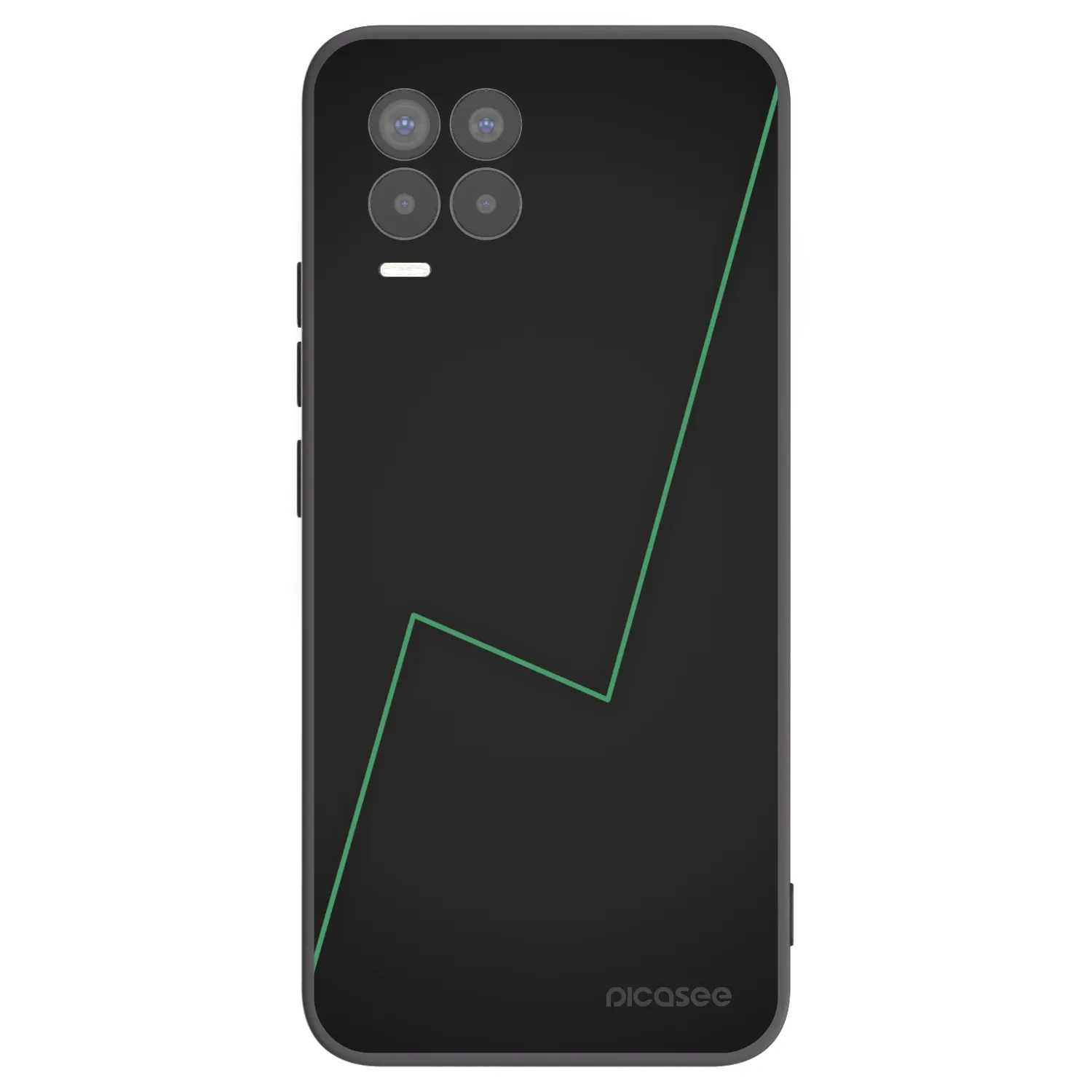 Picasee silikonový černý obal pro Realme 8 4G - Consistency