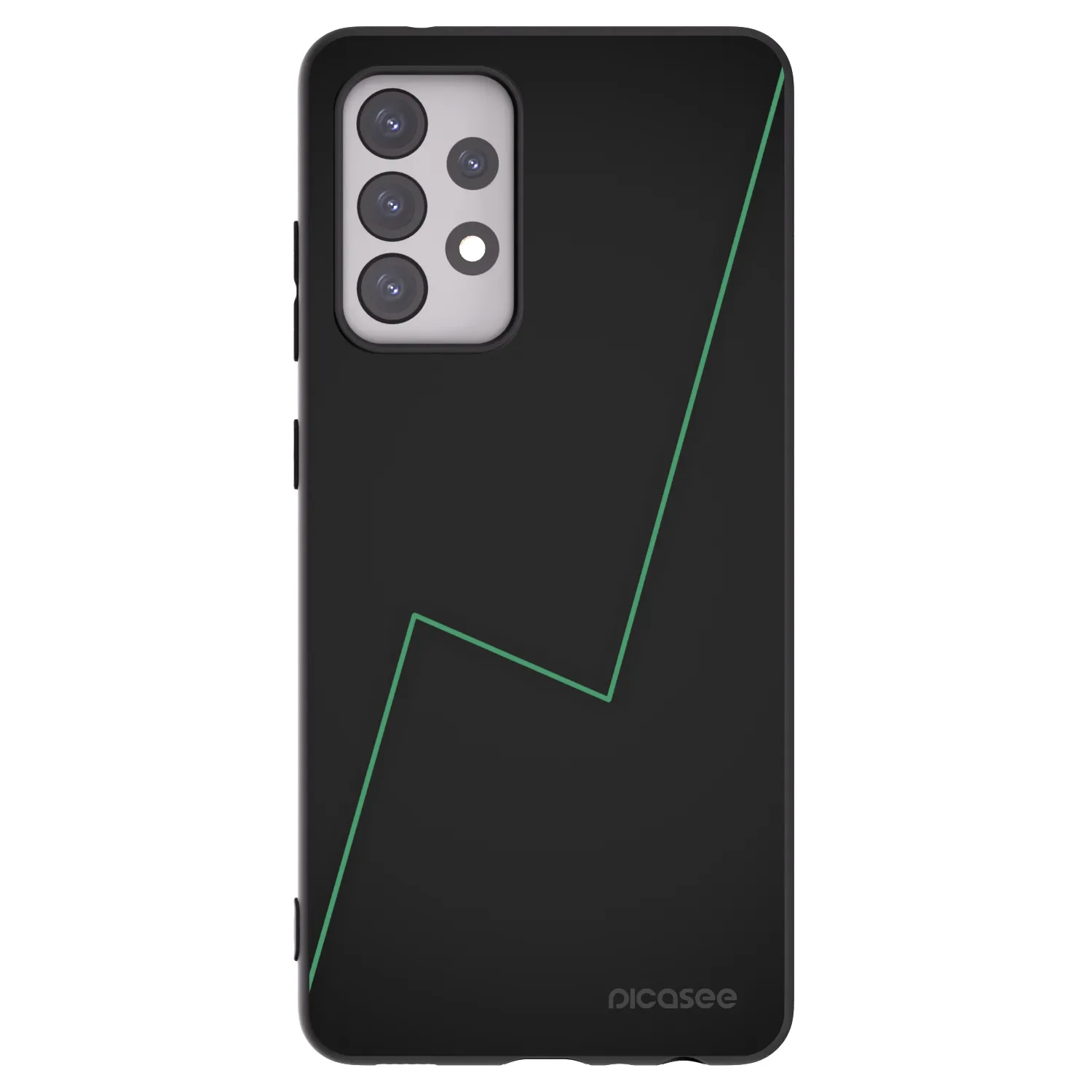 Picasee silikonový černý obal pro Samsung Galaxy A52s 5G A528B - Consistency