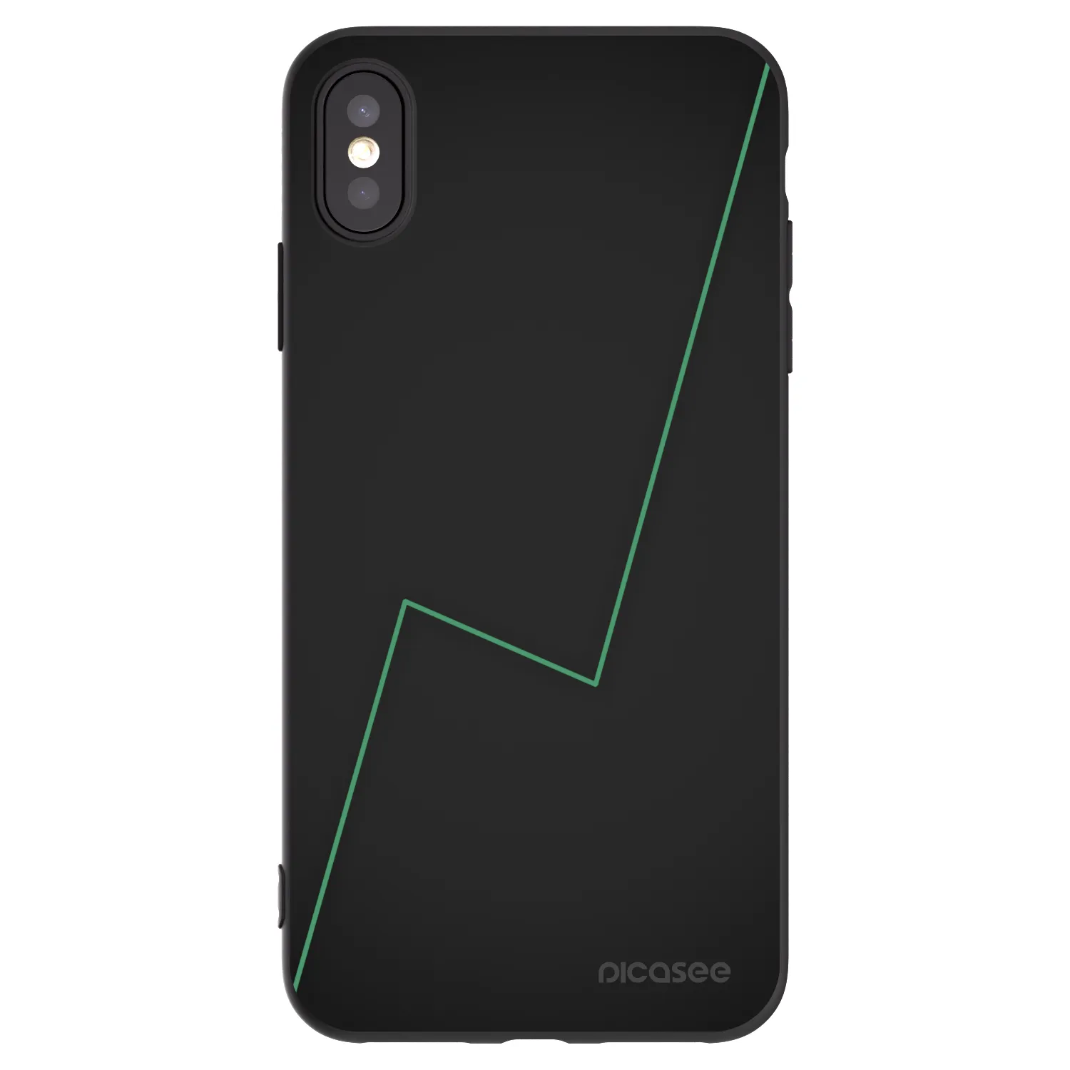Picasee silikonový černý obal pro Apple iPhone XS Max - Consistency