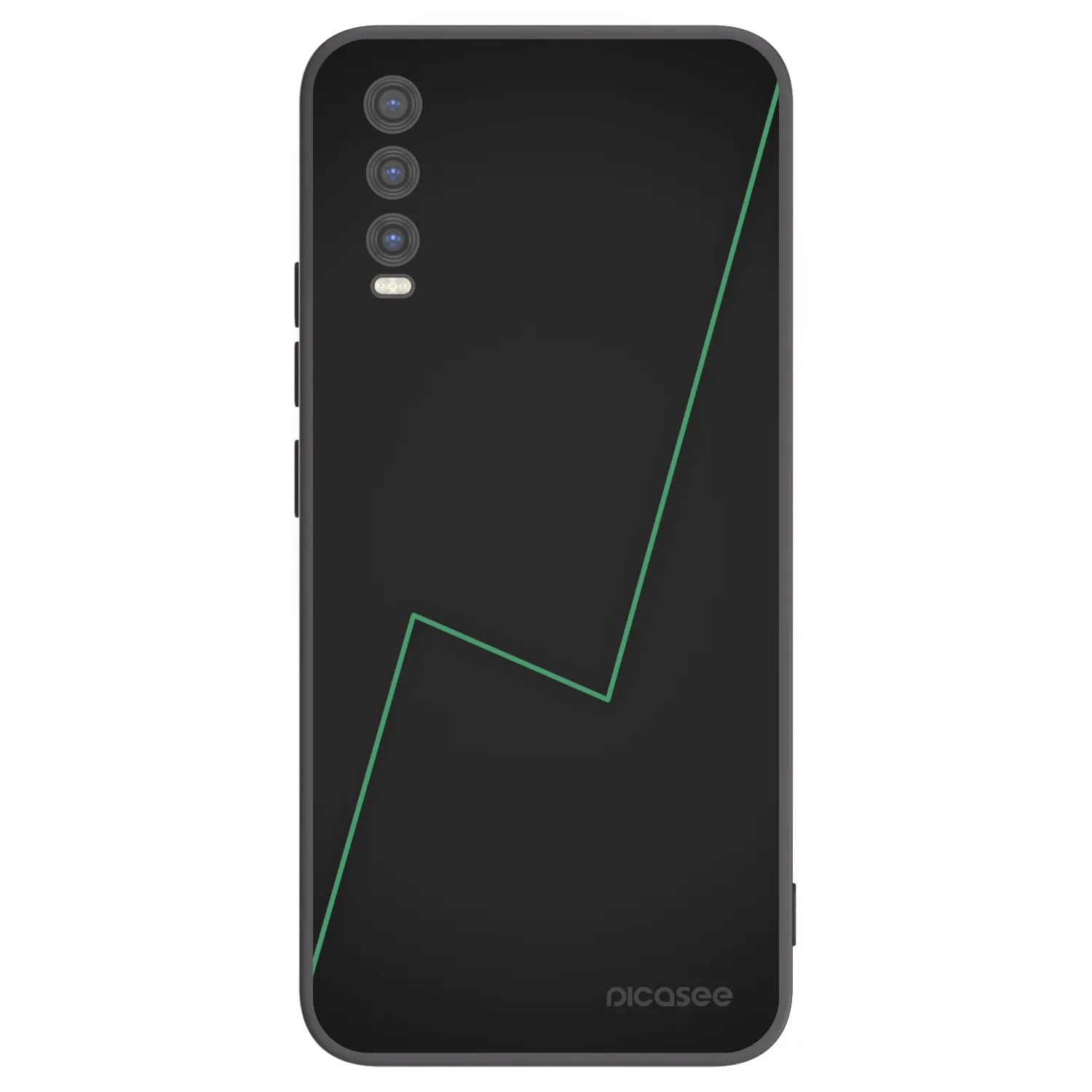 Picasee silikonový černý obal pro Vivo Y20s - Consistency