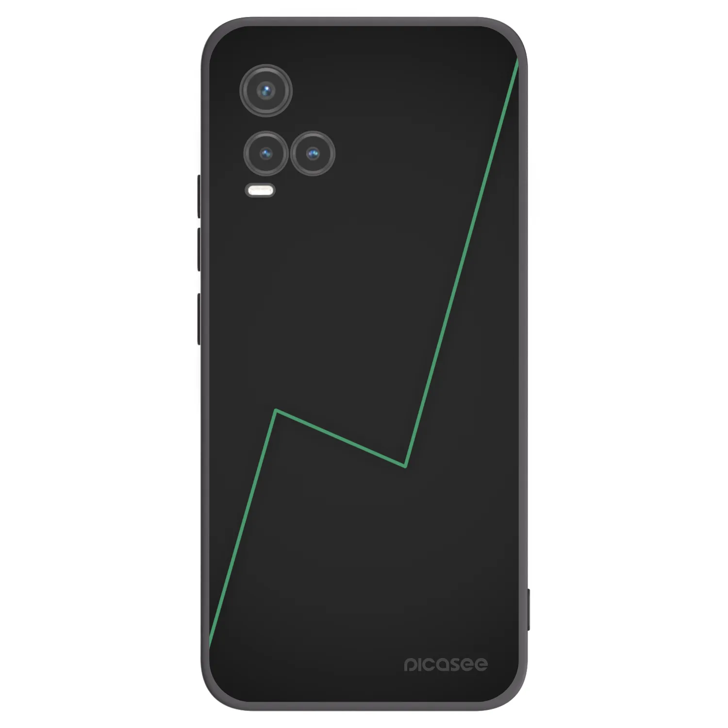 Picasee silikonový černý obal pro Vivo Y33s - Consistency