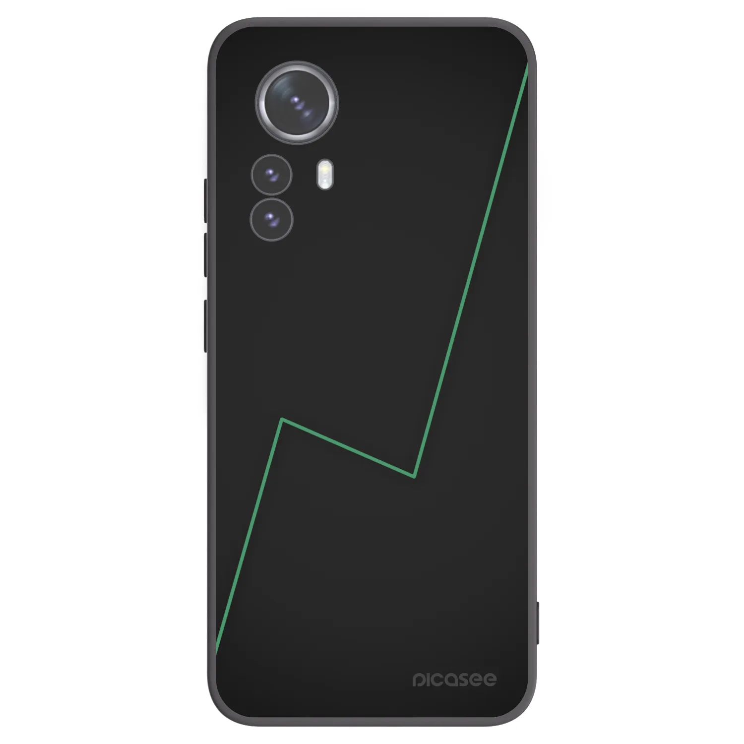 Picasee silikonový černý obal pro Xiaomi 12 Pro - Consistency