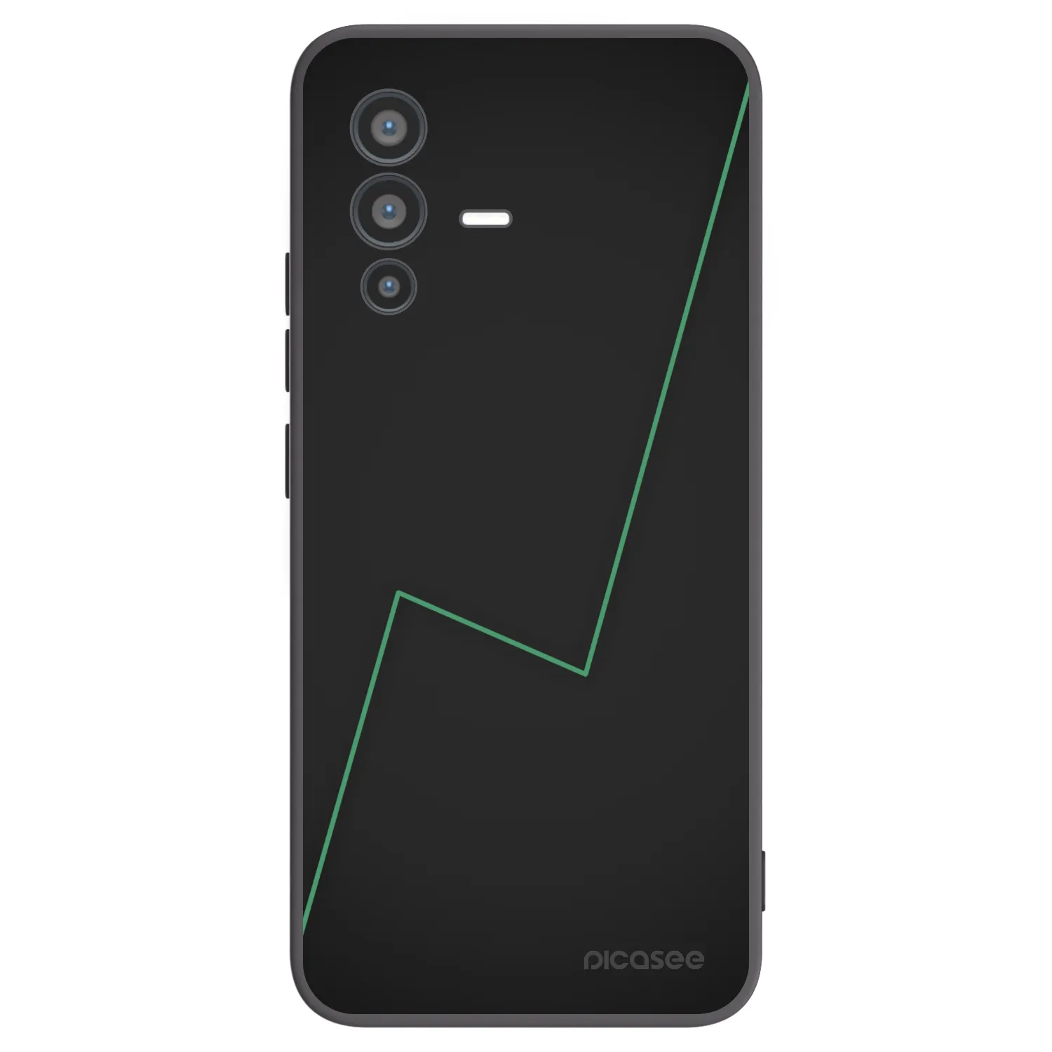 Picasee silikonový černý obal pro Vivo V23 5G - Consistency