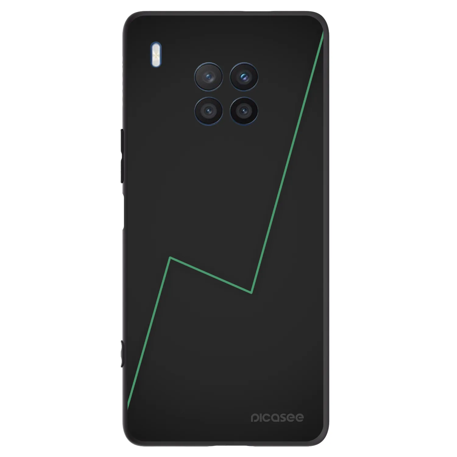 Picasee silikonový černý obal pro Honor 50 Lite - Consistency