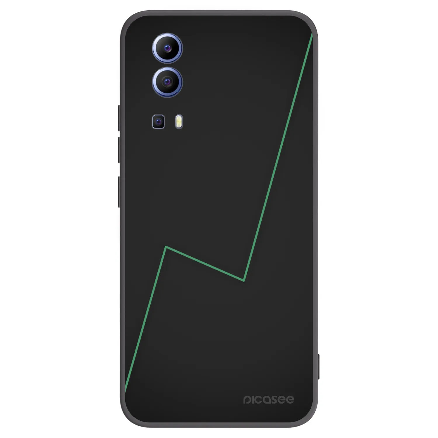 Picasee silikonový černý obal pro Vivo Y52 5G - Consistency