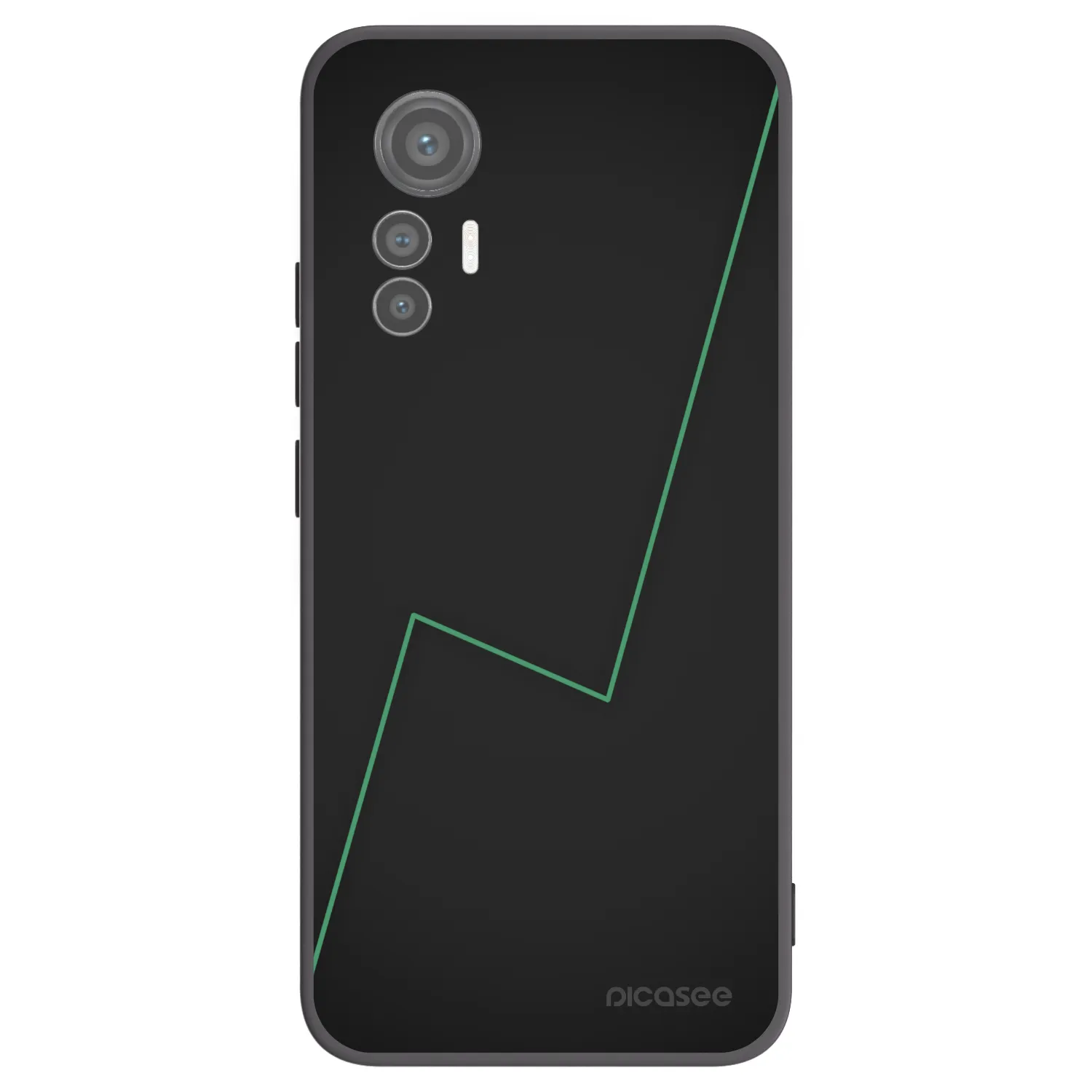 Picasee silikonový černý obal pro Xiaomi 12 Lite - Consistency
