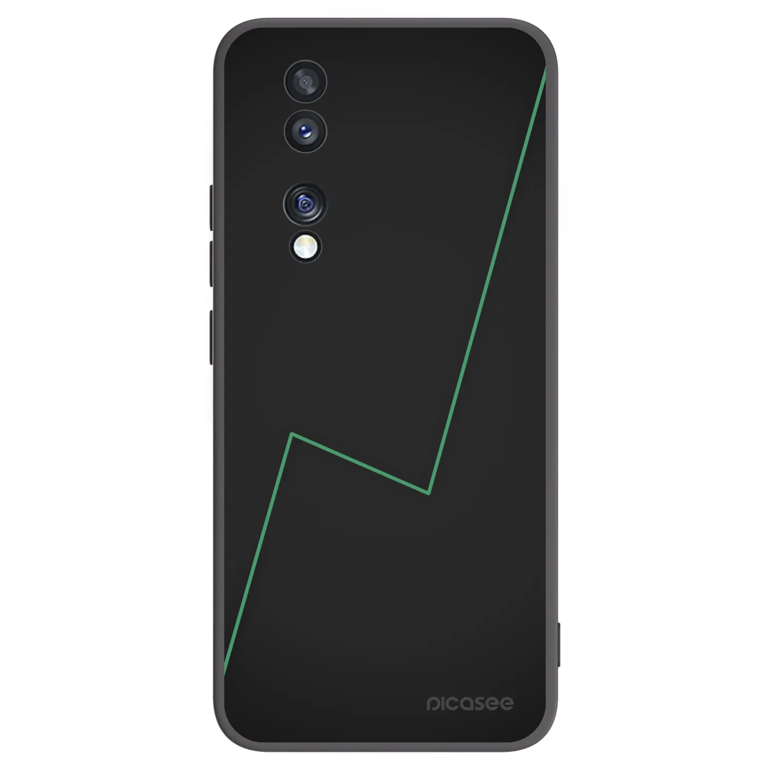 Picasee silikonový černý obal pro Honor 70 - Consistency