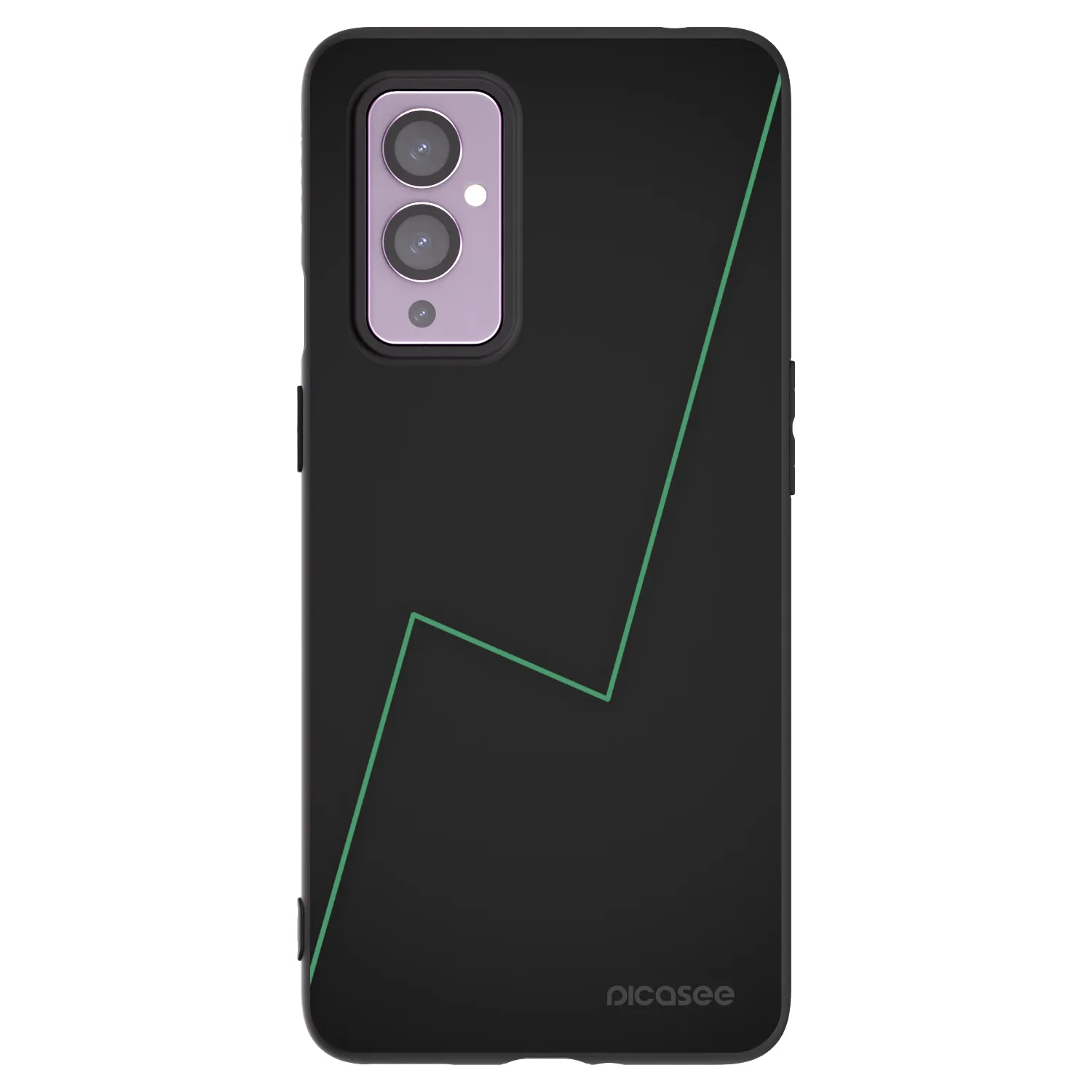 Picasee silikonový černý obal pro OnePlus 9 - Consistency