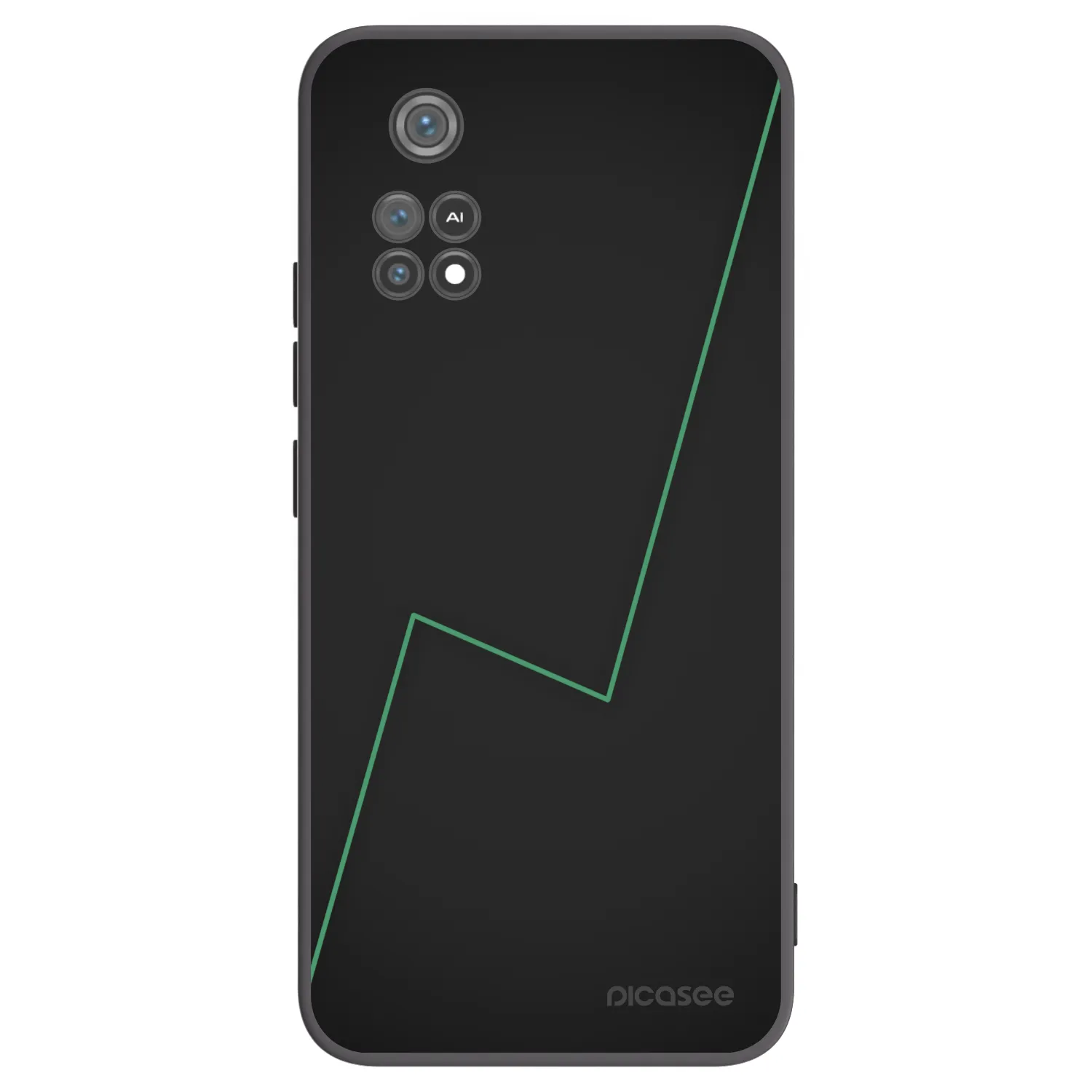 Picasee silikonový černý obal pro Xiaomi Poco M4 Pro - Consistency