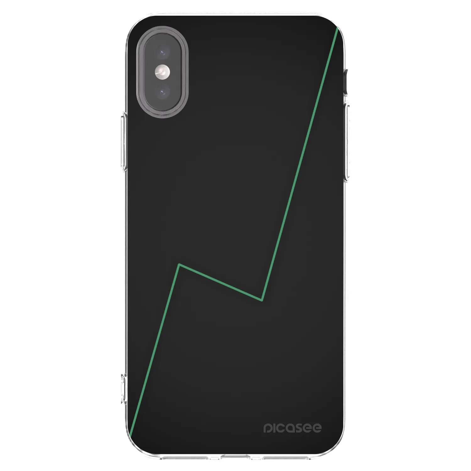 Picasee silikonový průhledný obal pro Apple iPhone X/XS - Consistency