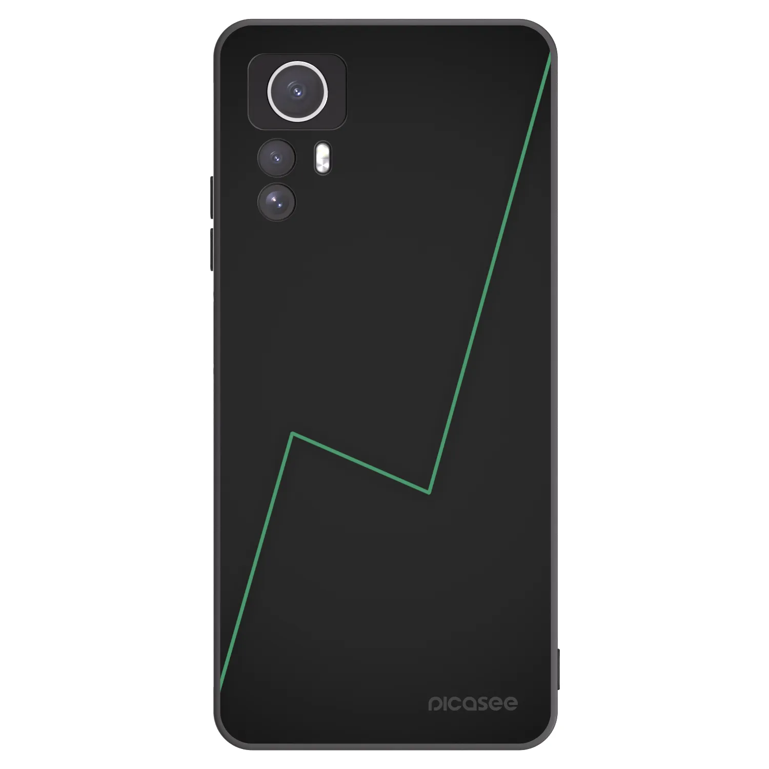 Picasee silikonový černý obal pro Xiaomi Redmi Note 12S - Consistency