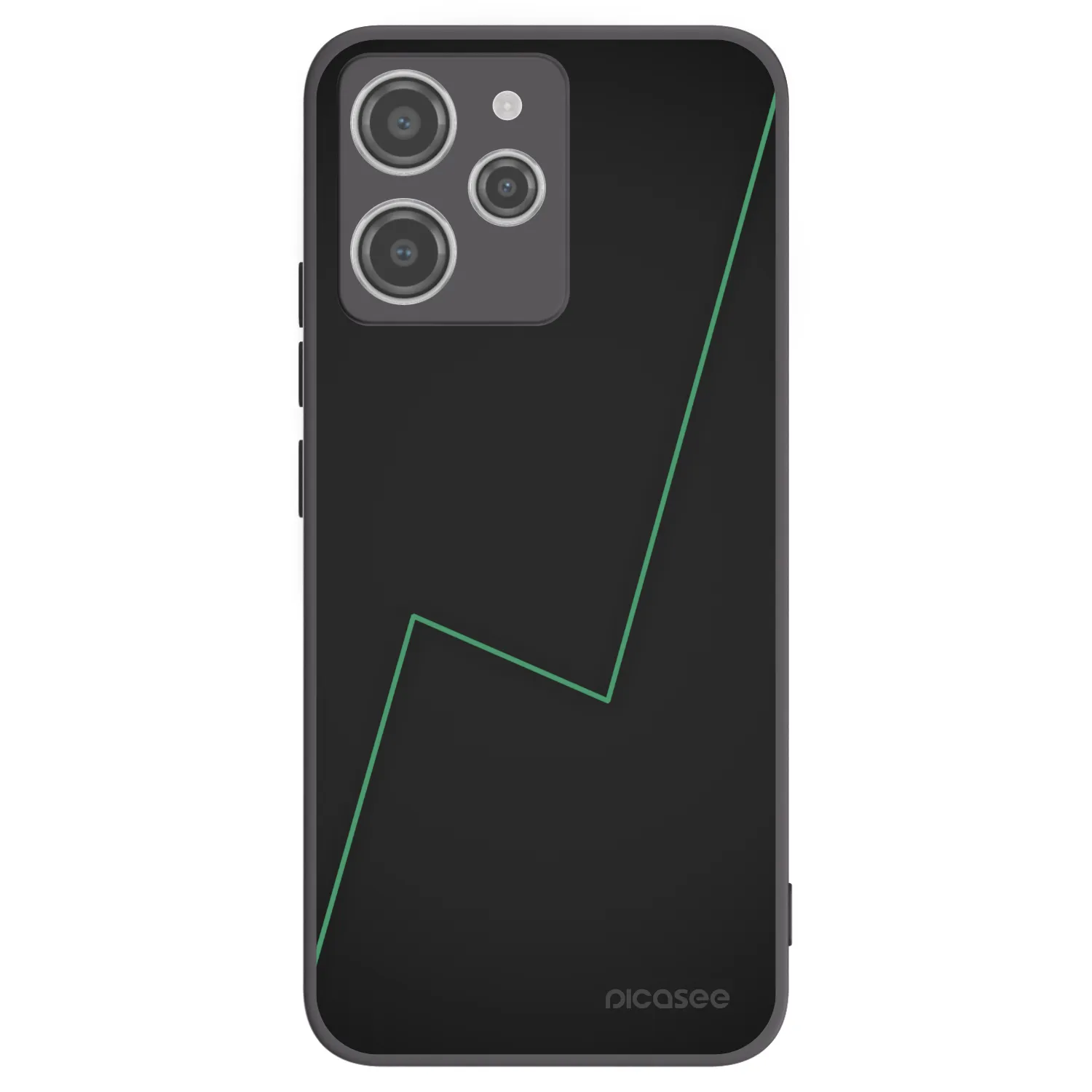 Picasee silikonový černý obal pro Xiaomi Redmi 12 4G - Consistency