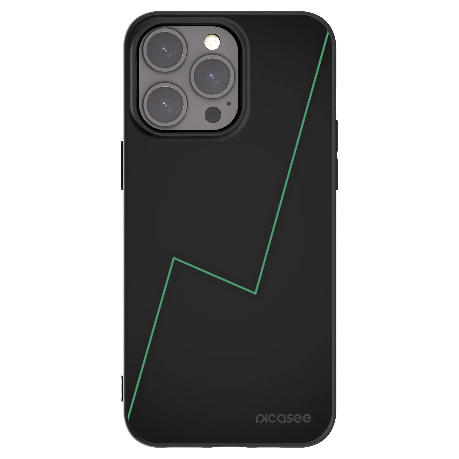 Picasee silikonový černý obal pro Apple iPhone 15 Pro Max - Consistency