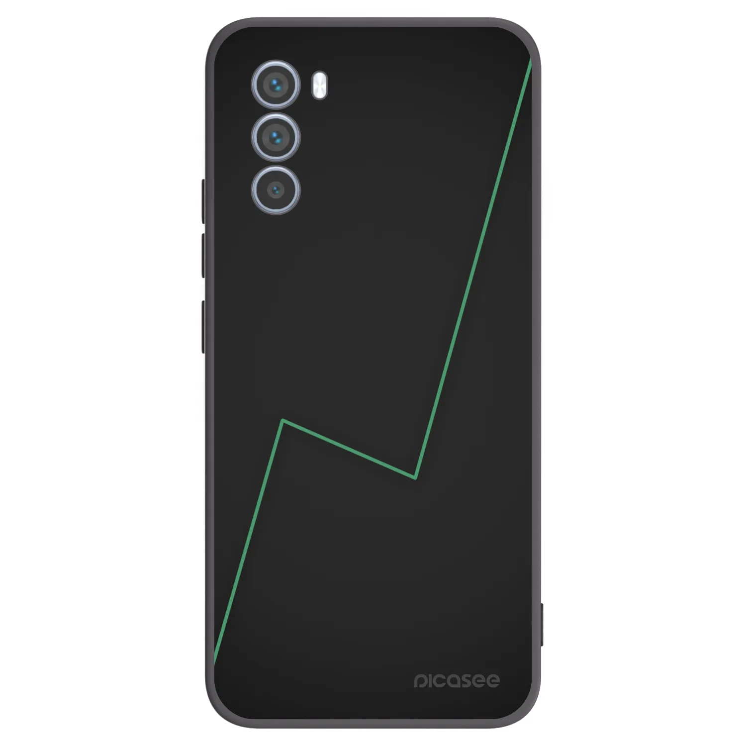 Picasee silikonový černý obal pro Motorola Moto G62 - Consistency