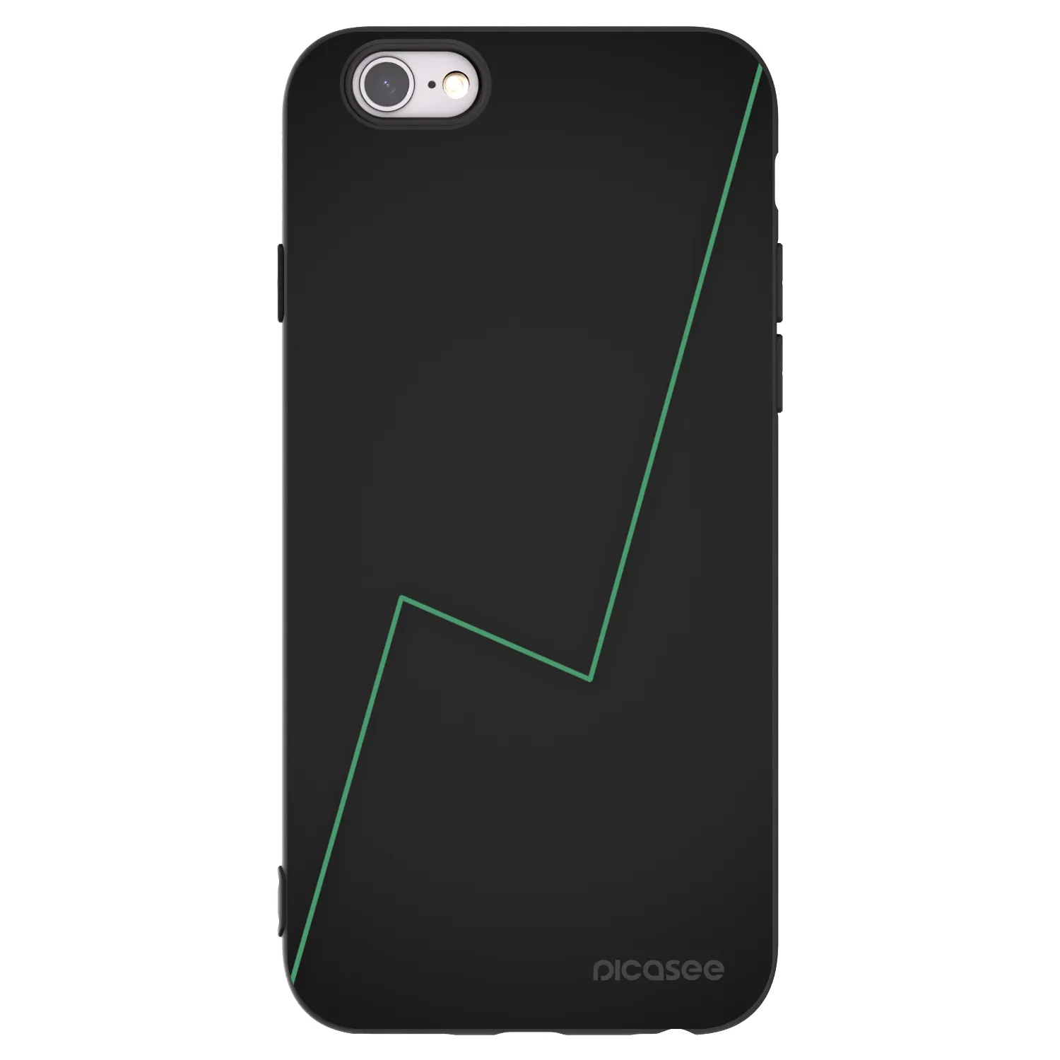 Picasee silikonový černý obal pro Apple iPhone 6/6S - Consistency
