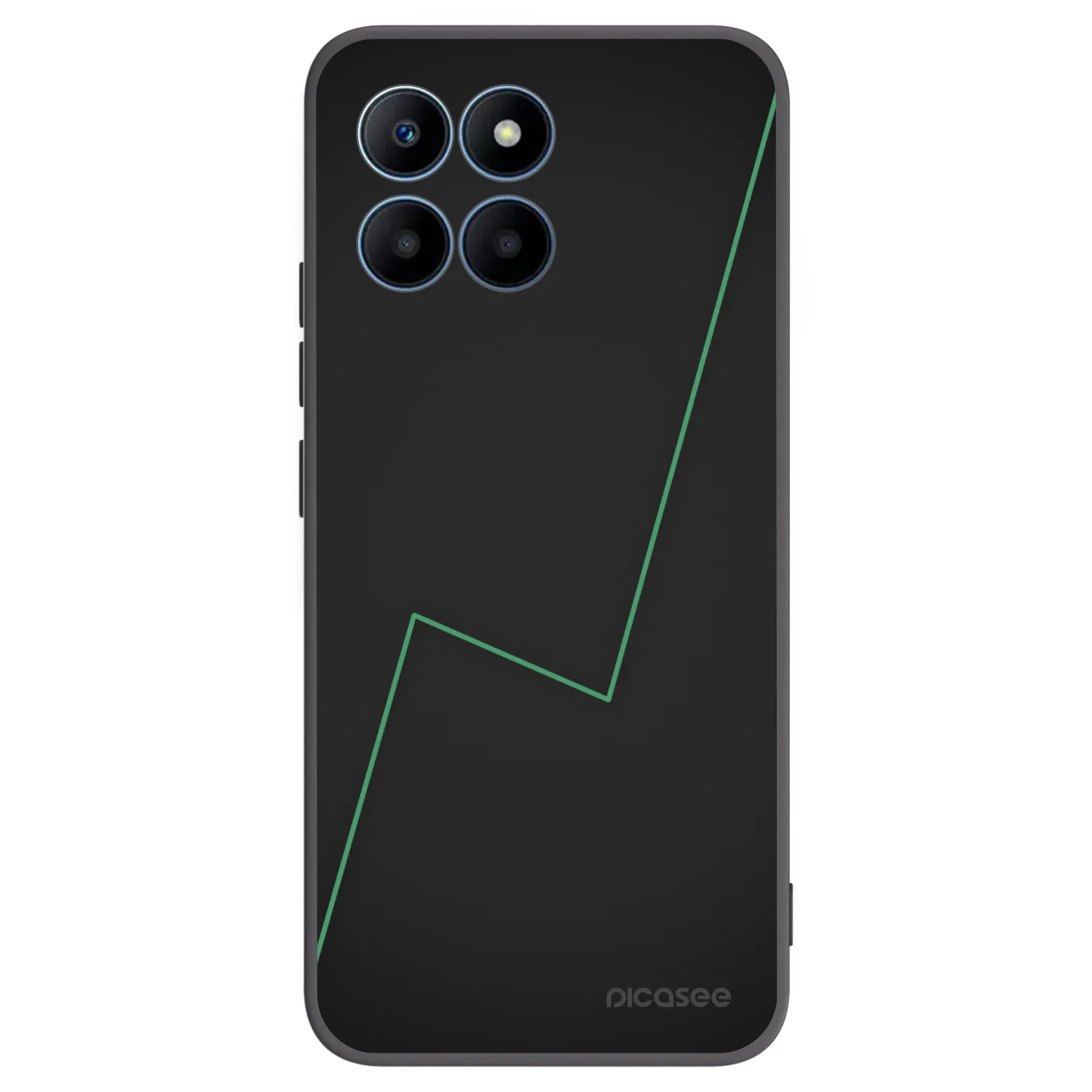 Picasee silikonový černý obal pro Honor 70 Lite - Consistency