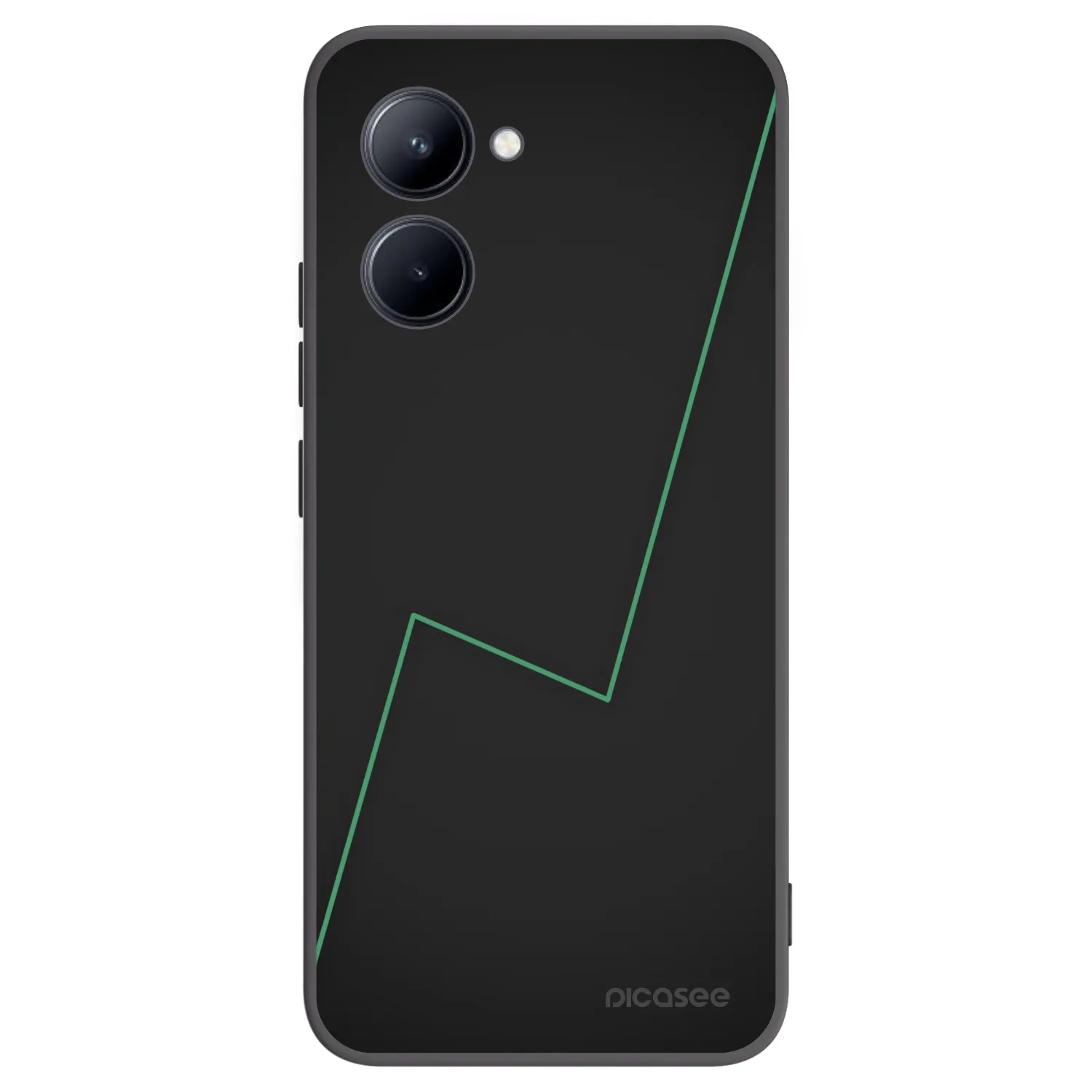 Picasee silikonový černý obal pro Realme C33 (2023) - Consistency