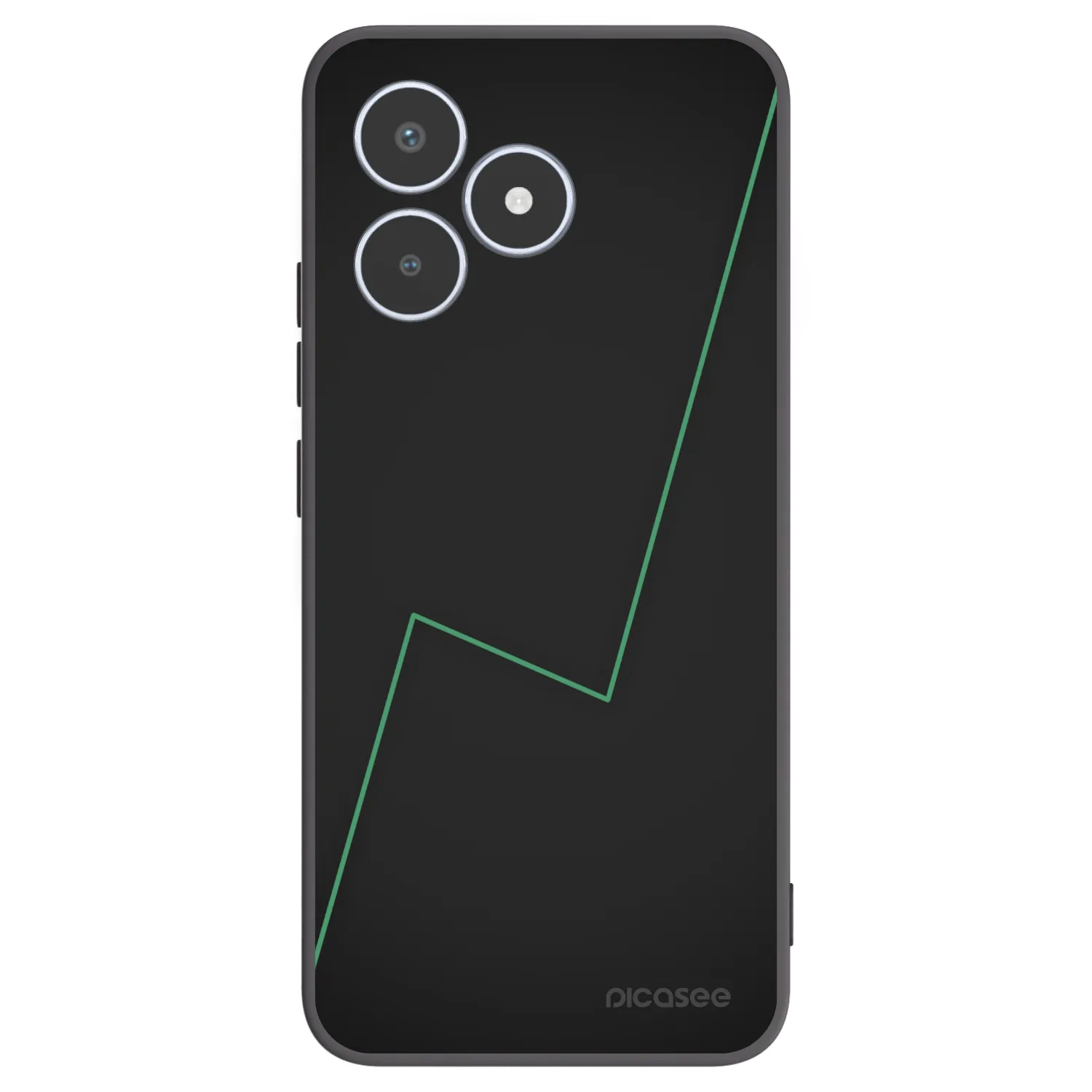 Picasee silikonový černý obal pro Realme C53 - Consistency