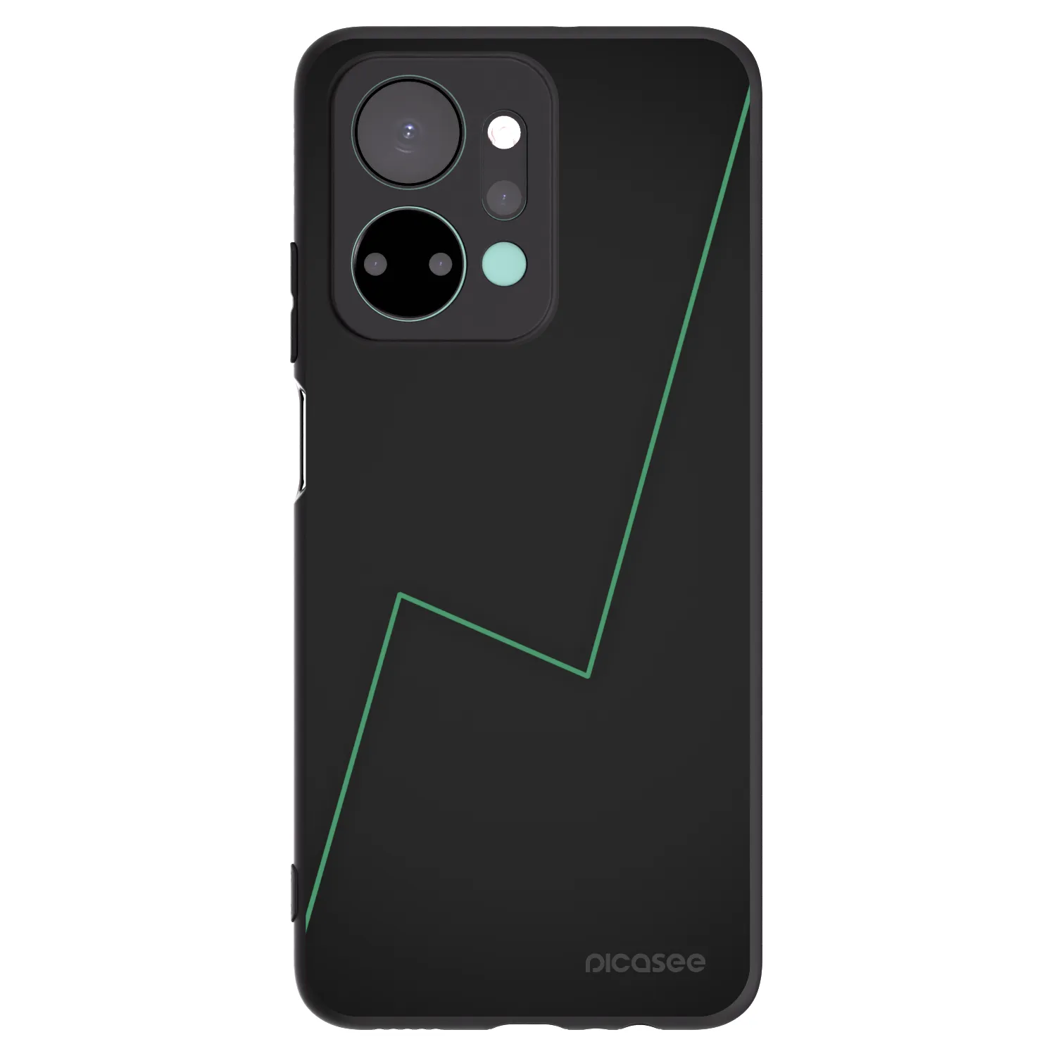 Picasee silikonový černý obal pro Honor X7a - Consistency