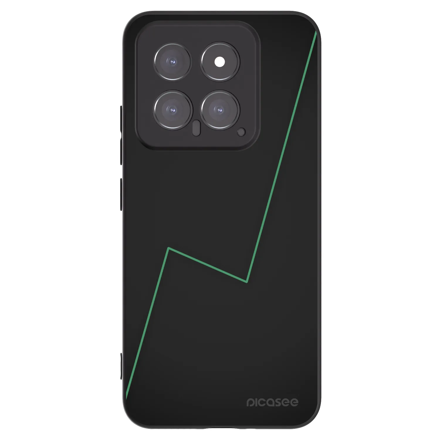 Picasee silikonový černý obal pro Xiaomi 14 - Consistency