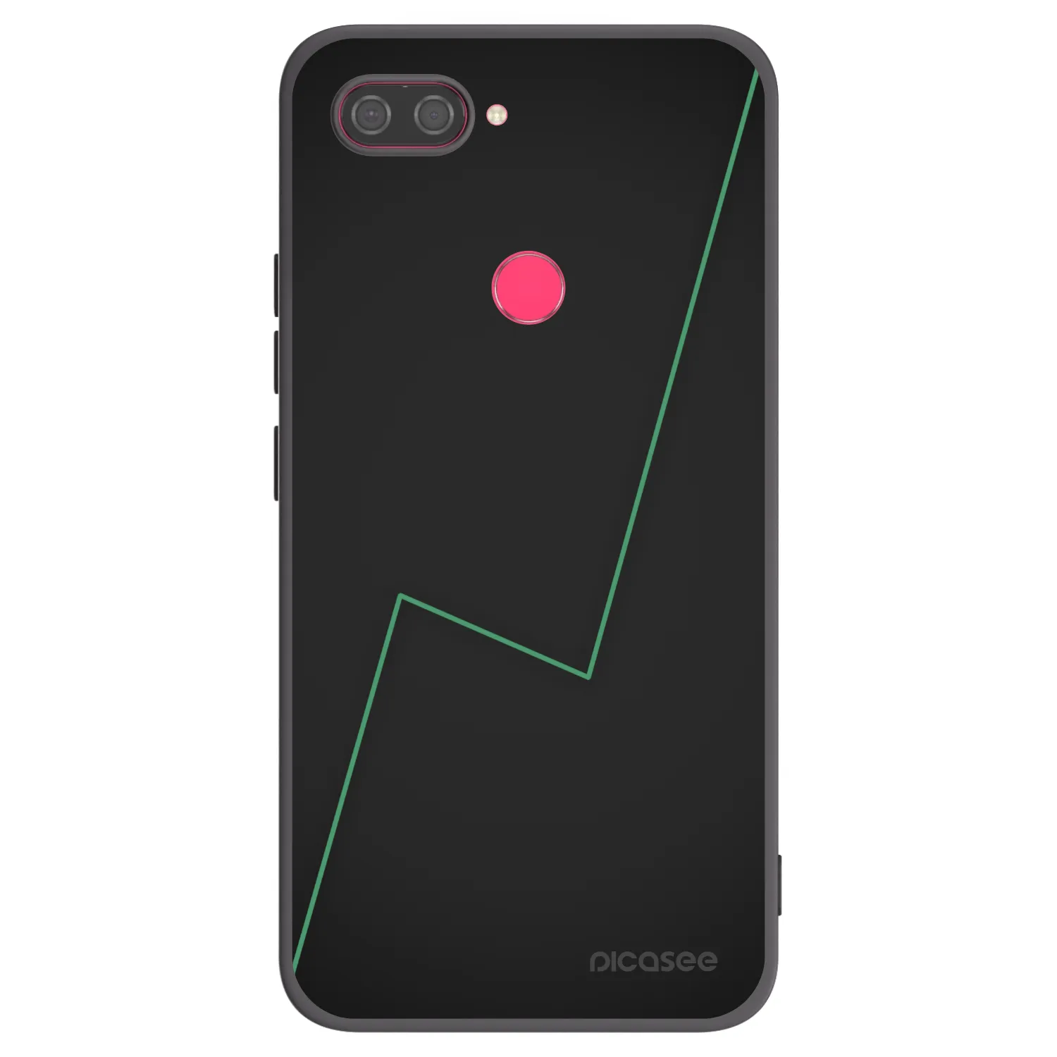 Picasee silikonový černý obal pro Xiaomi Mi 8 Lite - Consistency