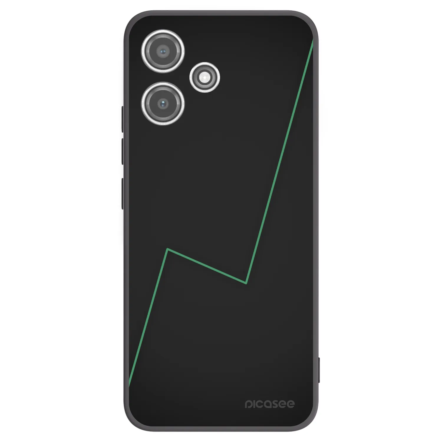 Picasee silikonový černý obal pro Xiaomi Redmi 12 5G - Consistency