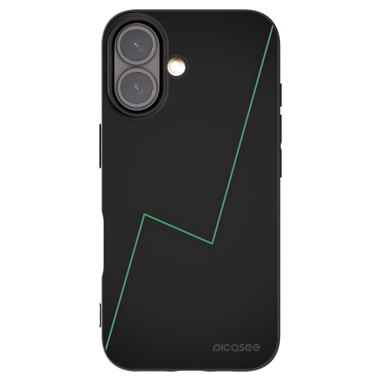 Picasee silikonový černý obal pro Apple iPhone 16 - Consistency