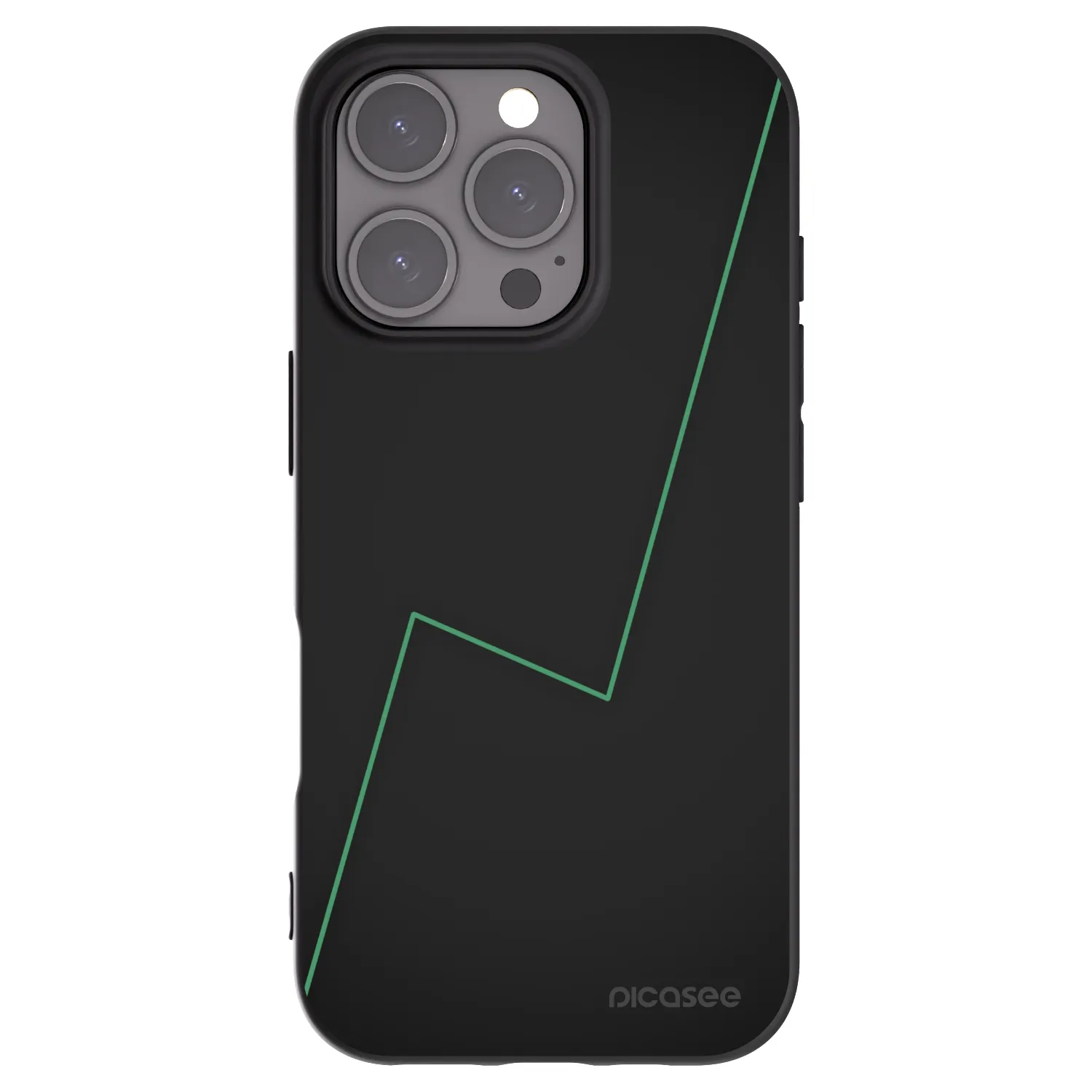 Picasee silikonový černý obal pro Apple iPhone 16 Pro - Consistency
