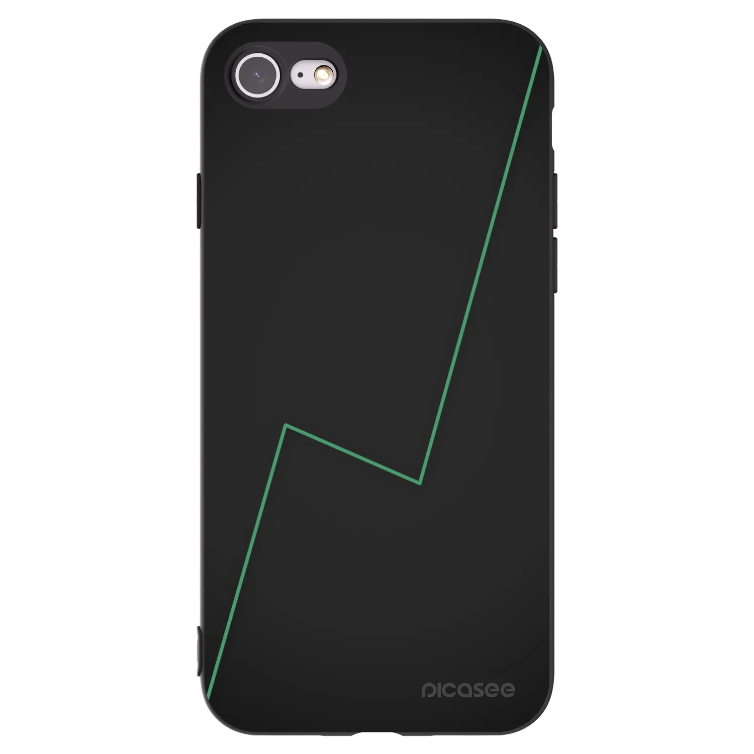 Picasee silikonový černý obal pro Apple iPhone 8 - Consistency