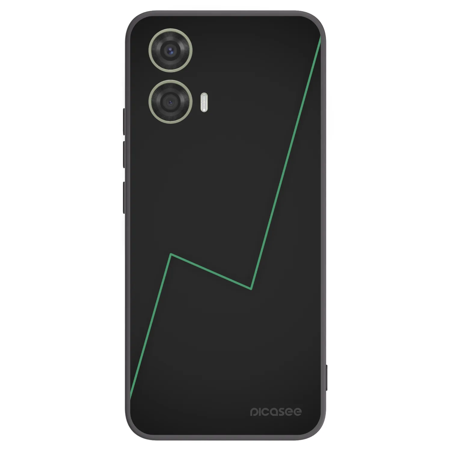 Picasee silikonový černý obal pro Motorola Moto G24 - Consistency