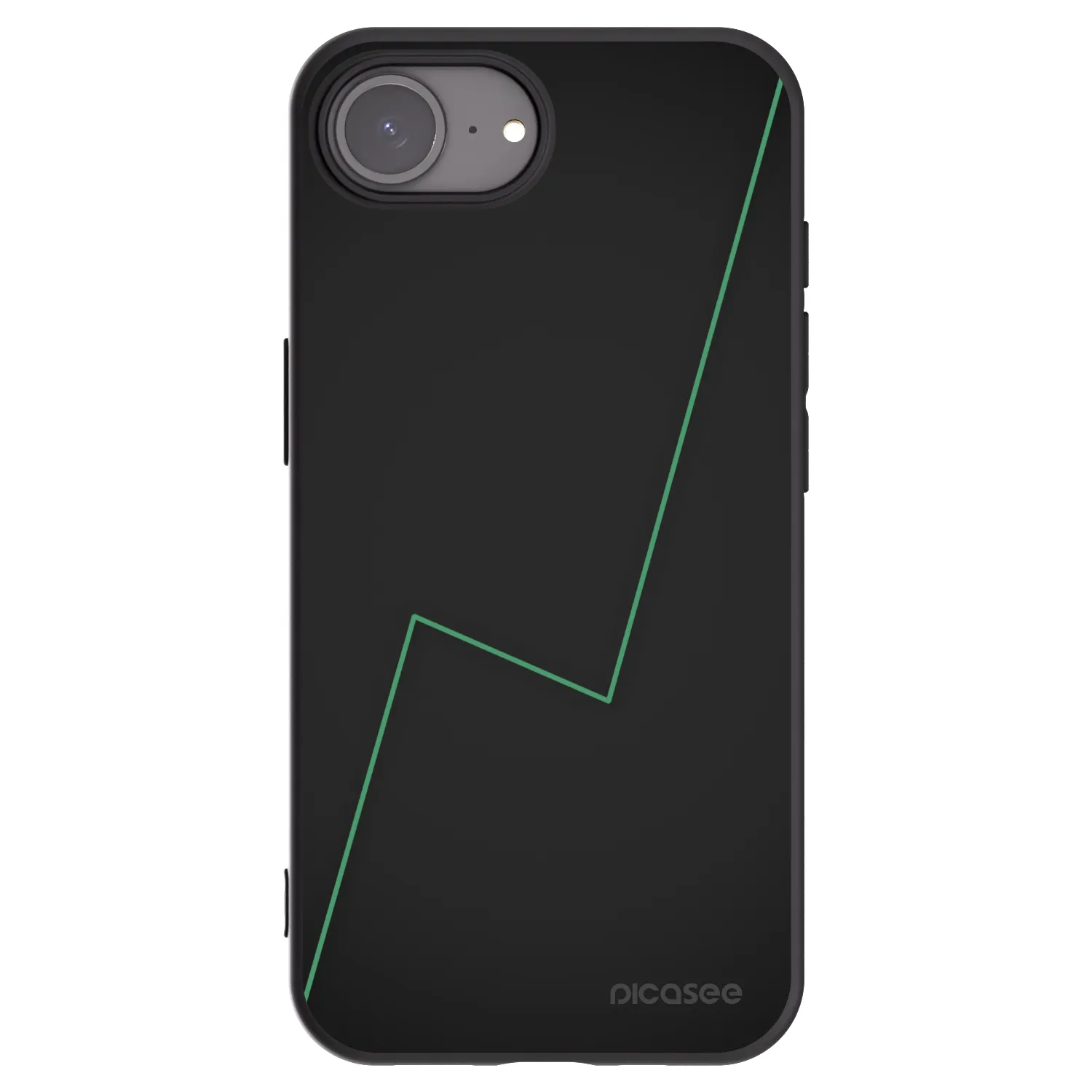 Picasee silikonový černý obal pro Apple iPhone 16e - Consistency
