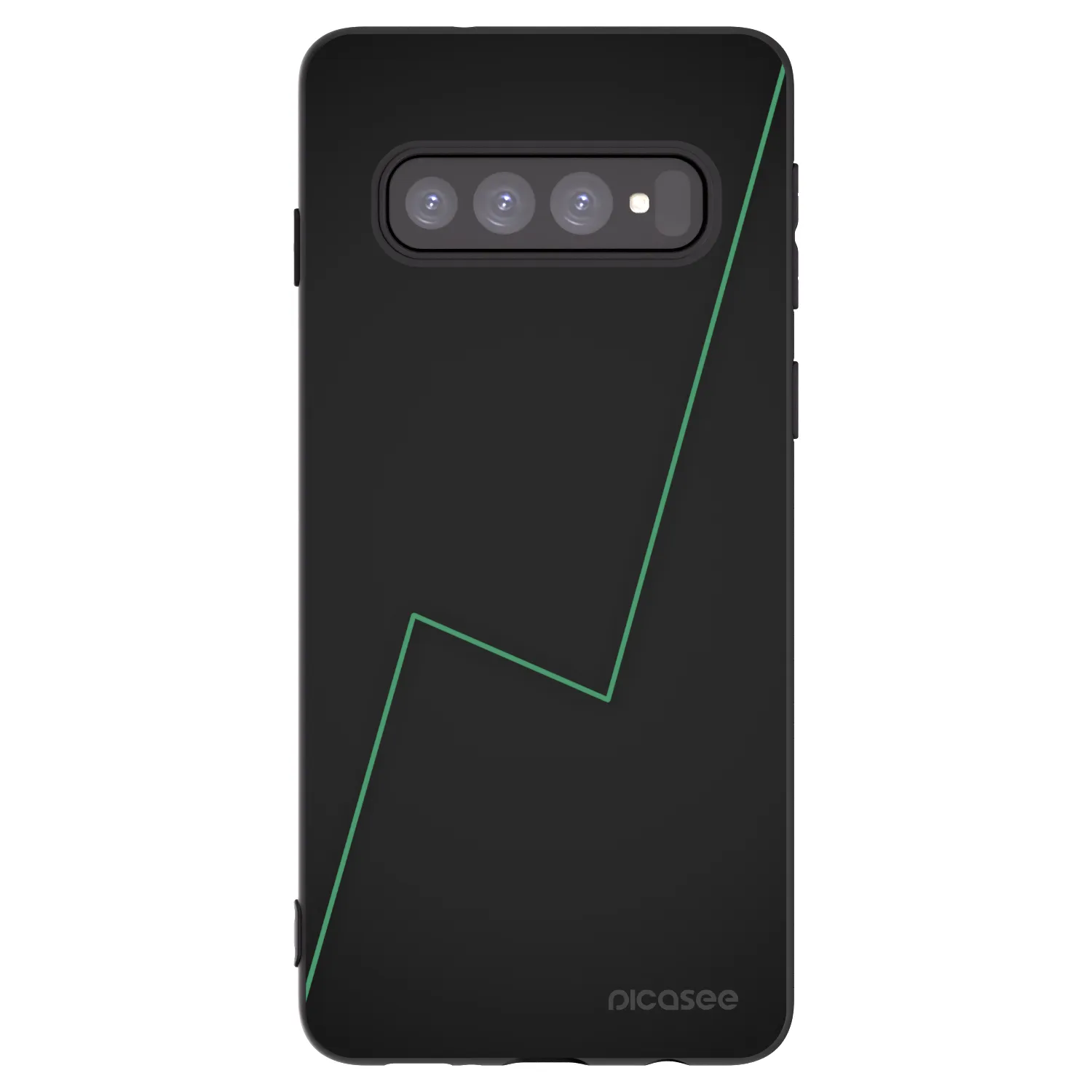 Picasee silikonový černý obal pro Samsung Galaxy S10 G973 - Consistency