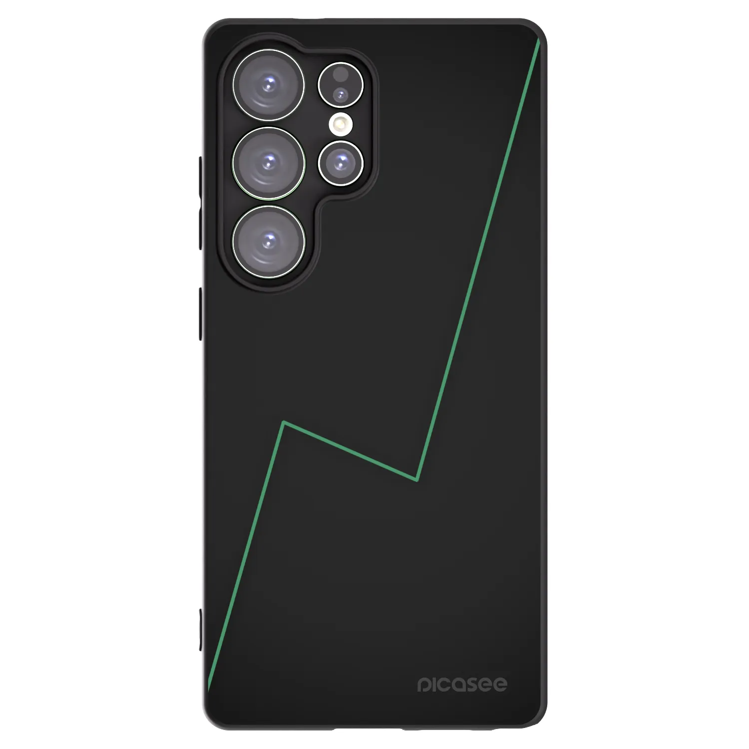 Picasee silikonový černý obal pro Samsung Galaxy S25 Ultra 5G - Consistency