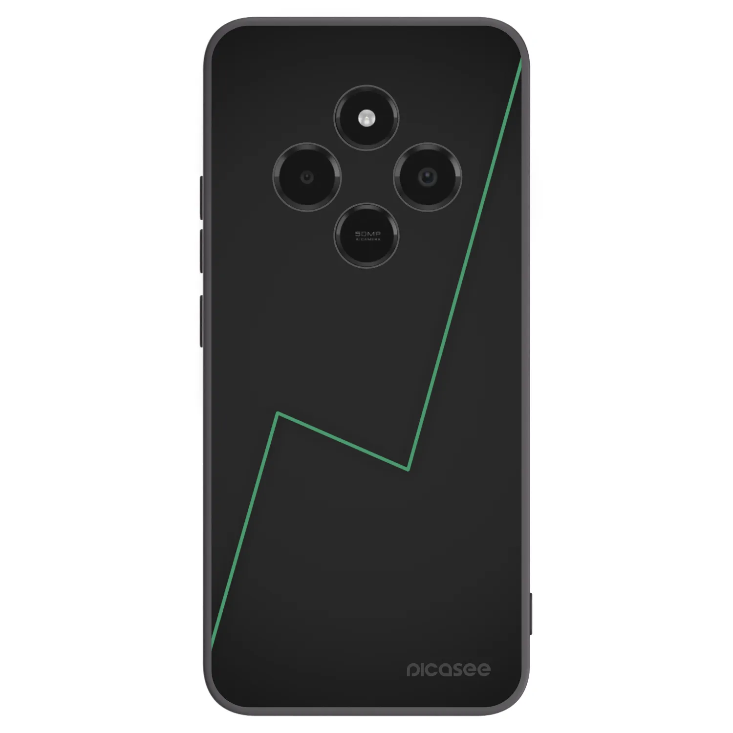 Picasee silikonový černý obal pro Xiaomi Poco C75 - Consistency
