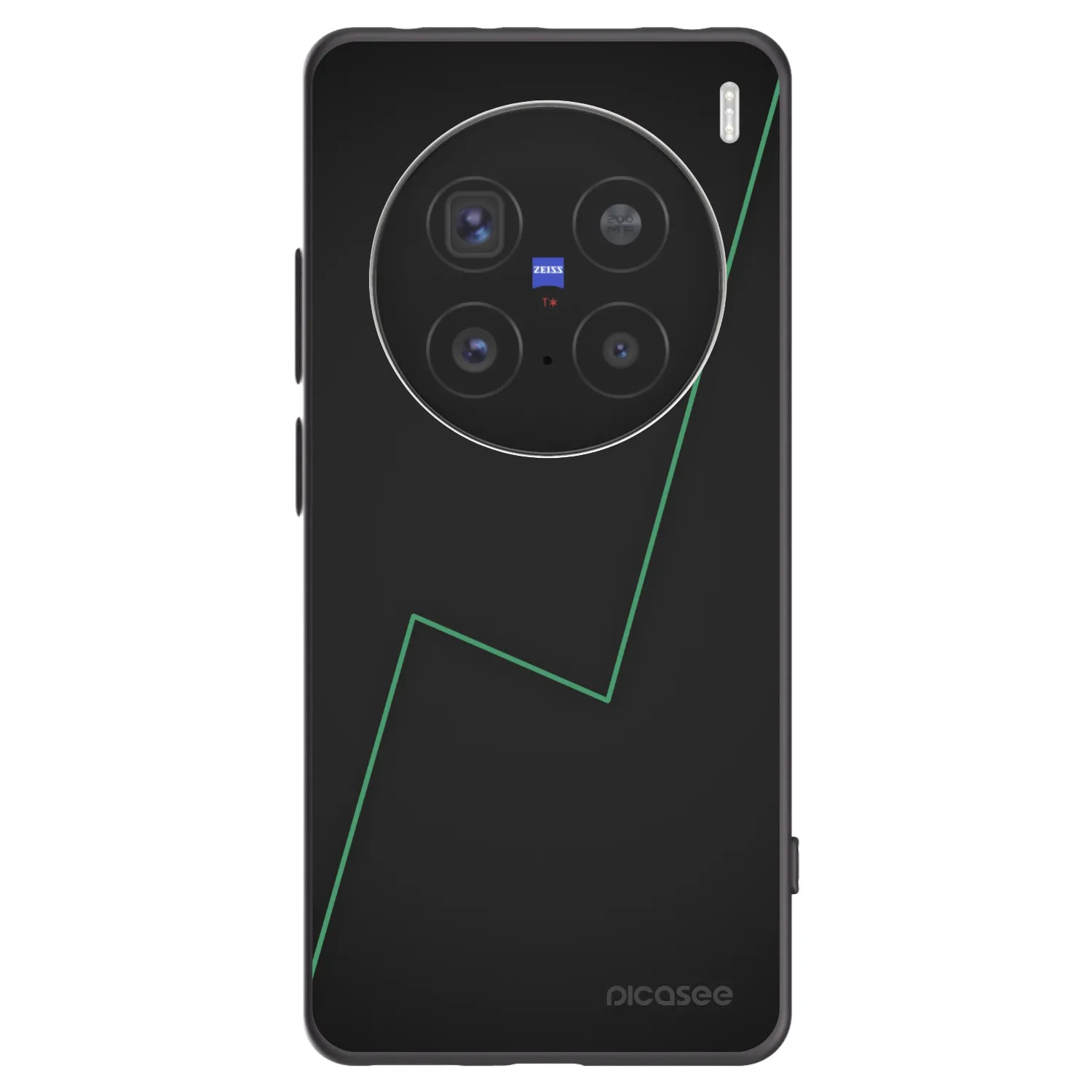 Picasee silikonový černý obal pro Vivo X200 Pro - Consistency