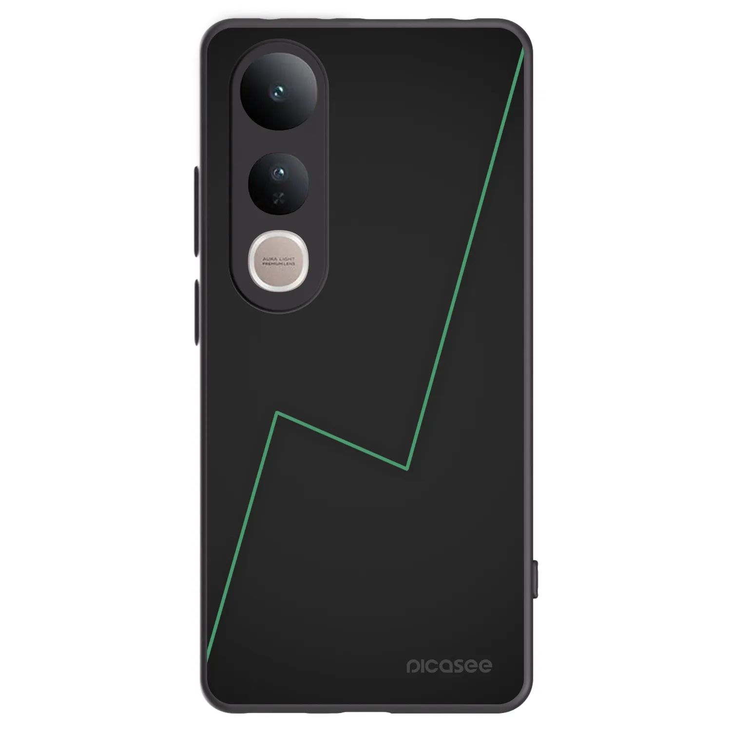 Picasee silikonový černý obal pro Vivo V50 Lite 5G - Consistency