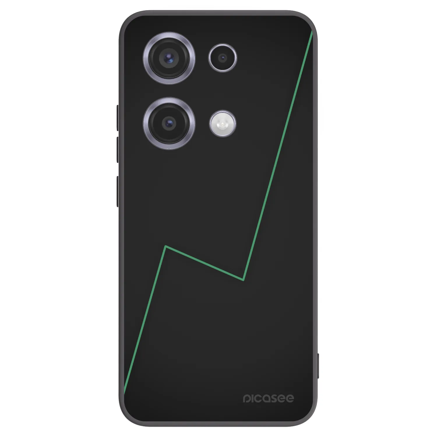 Picasee silikonový černý obal pro Xiaomi Redmi Note 14S - Consistency