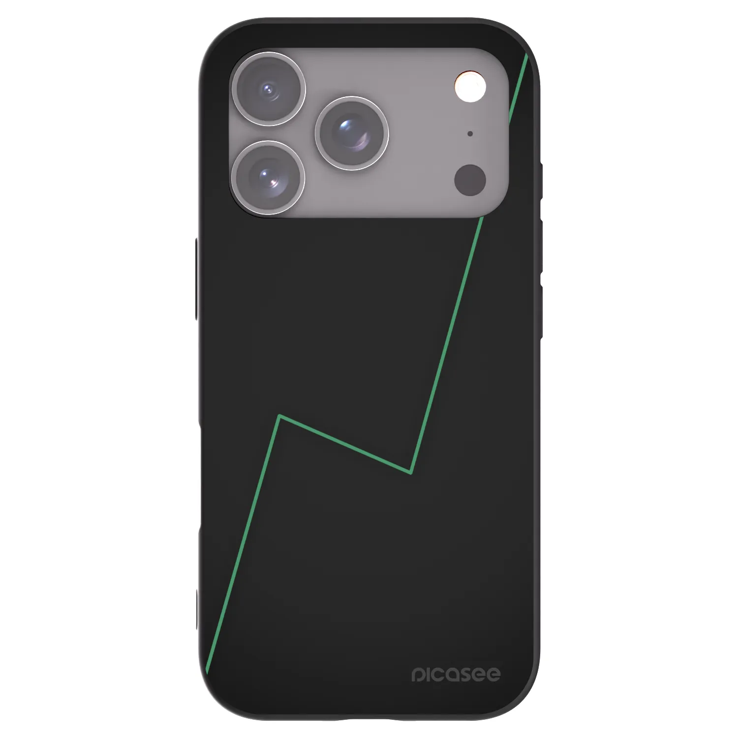 Picasee silikonový černý obal pro Apple iPhone 17 Pro - Consistency