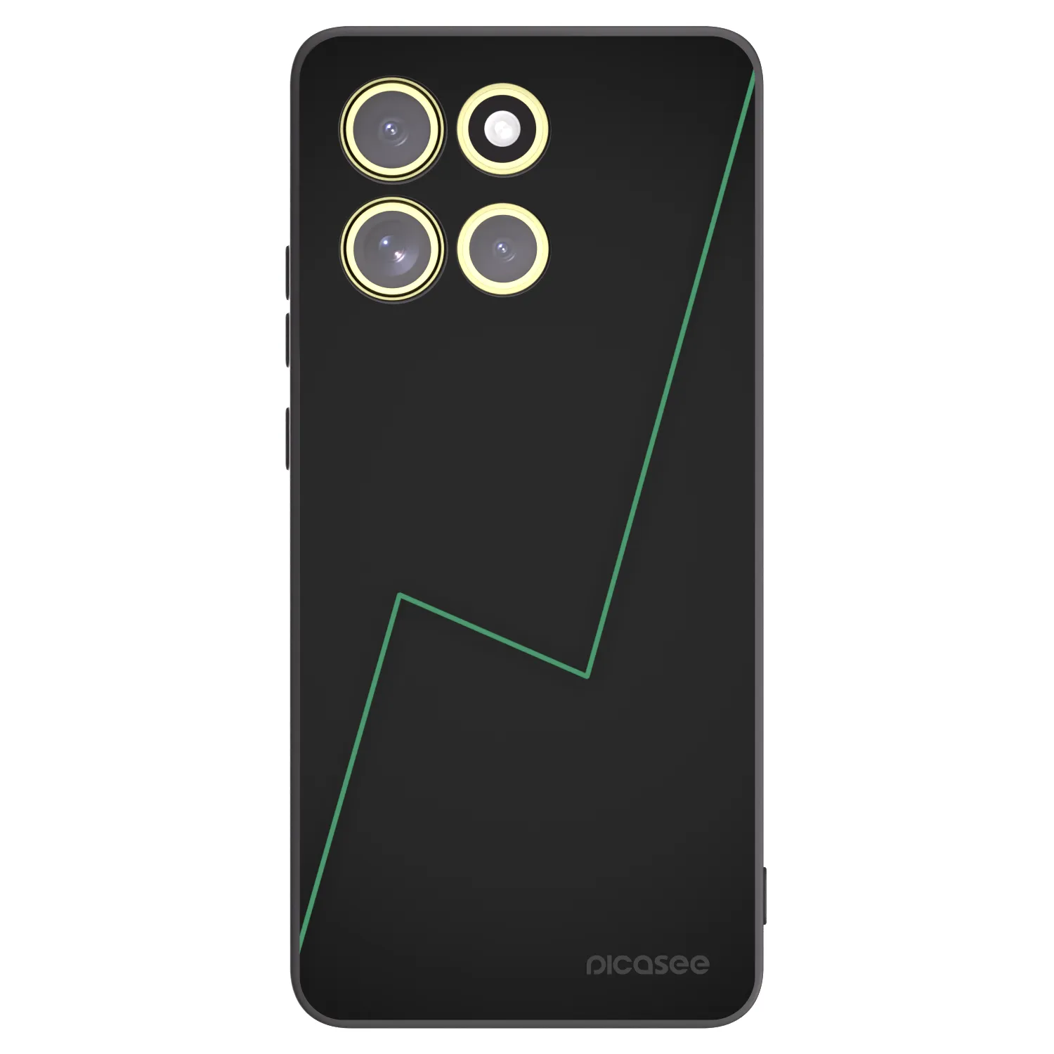 Picasee silikonový černý obal pro Motorola Moto G86 Power 5G - Consistency