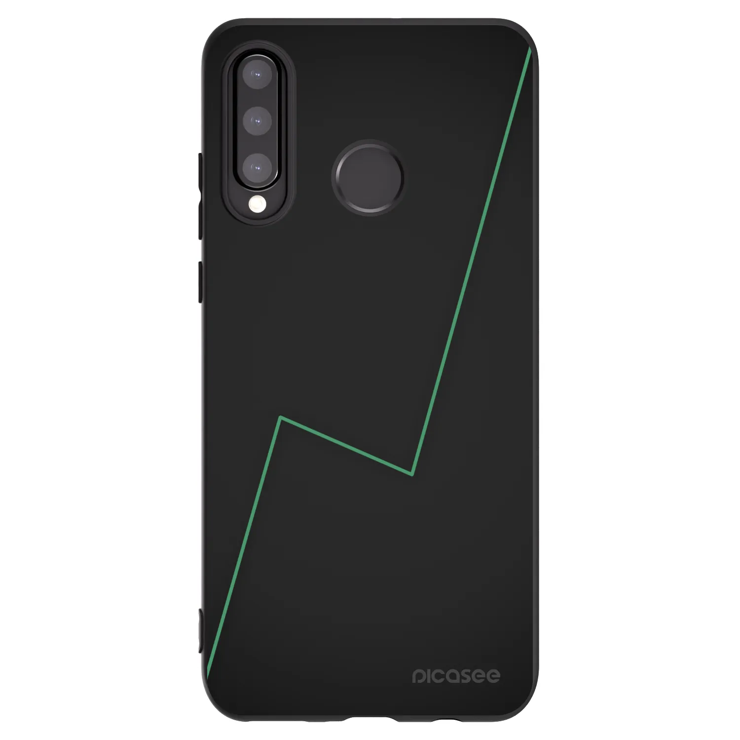 Picasee silikonový černý obal pro Huawei P30 Lite - Consistency