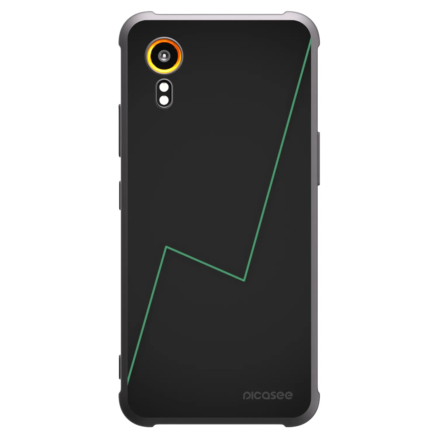 Picasee silikonový černý obal pro Samsung Galaxy Xcover 7 - Consistency
