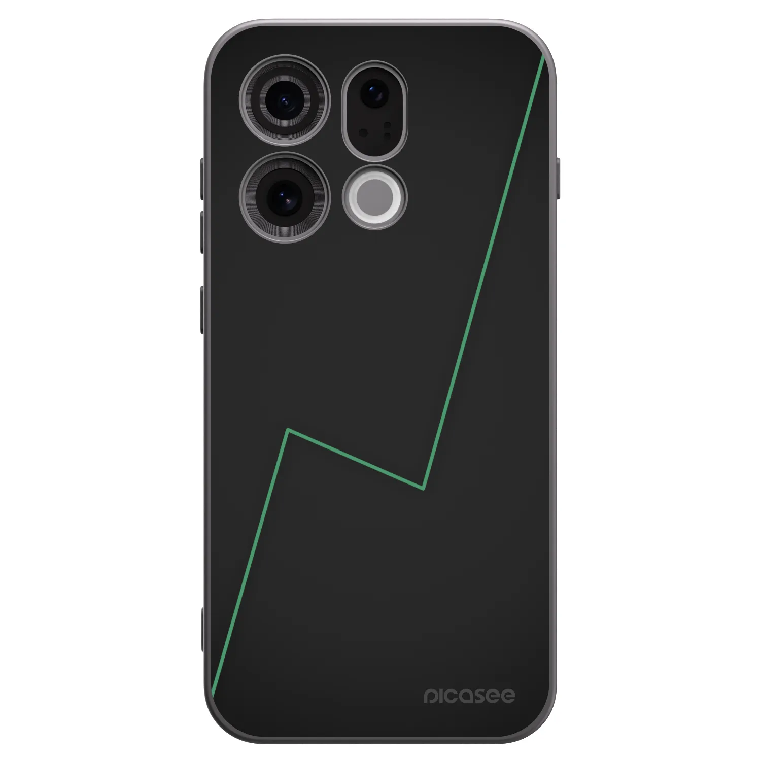 Picasee silikonový černý obal pro OPPO Find X9 - Consistency