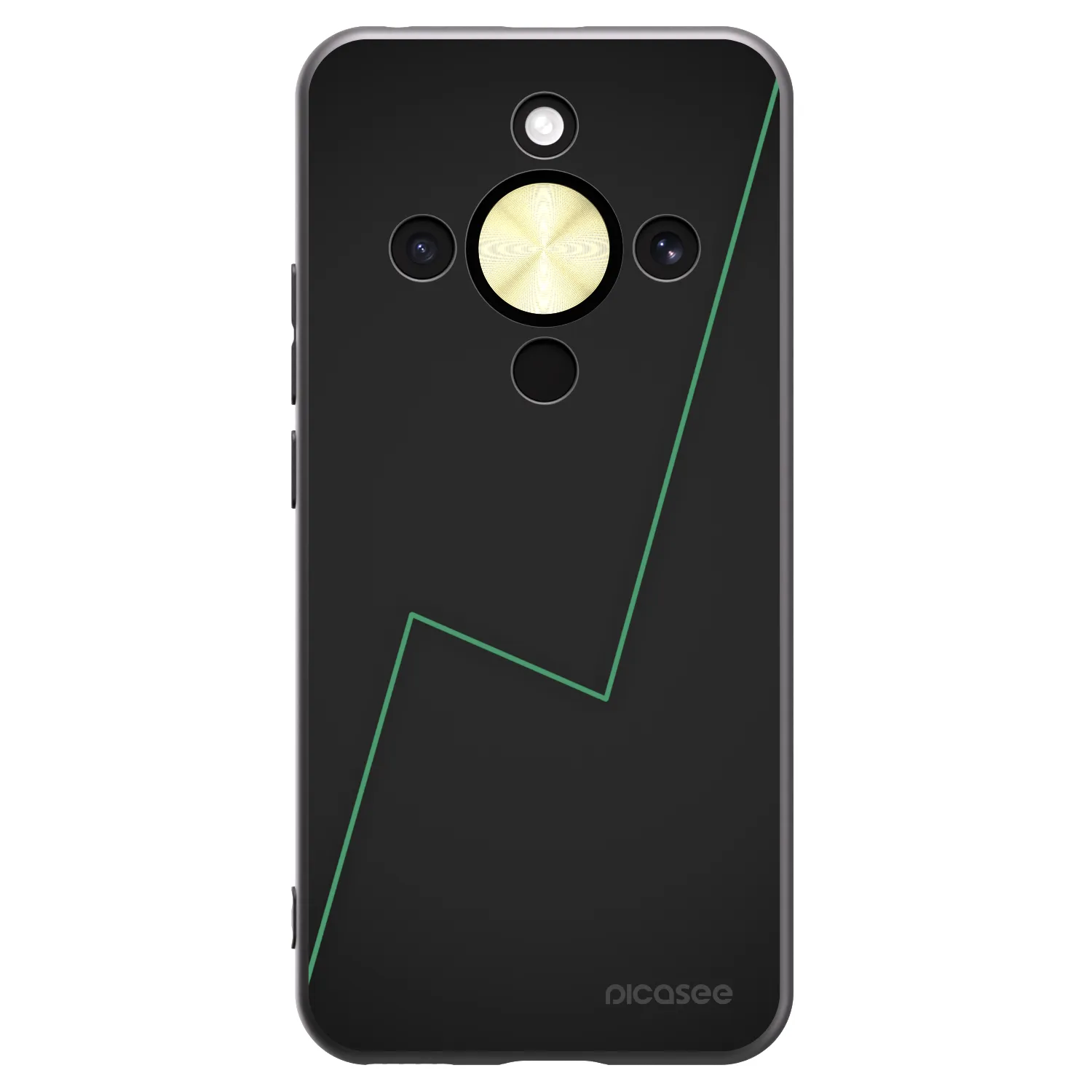 Picasee silikonový černý obal pro Honor Magic8 Lite 5G - Consistency