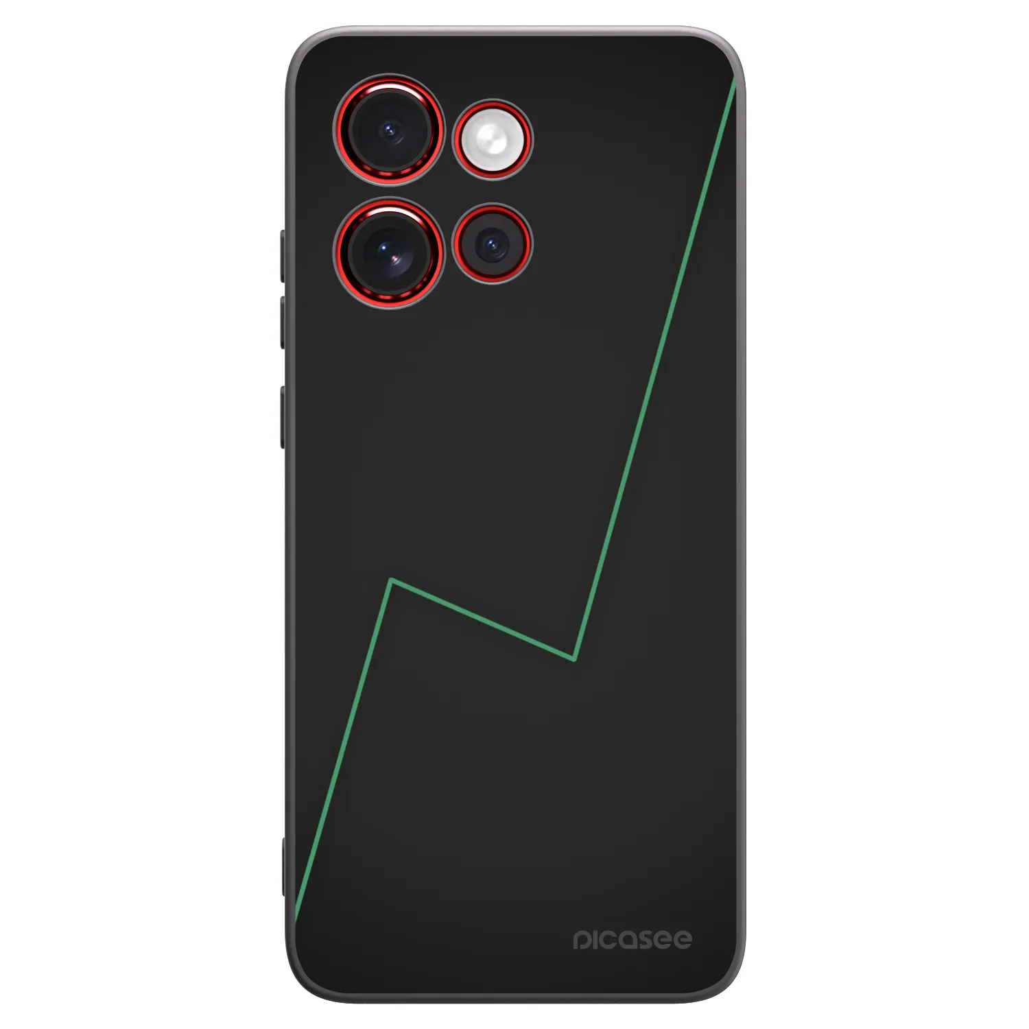 Picasee silikonový černý obal pro Motorola Edge 60 Neo 5G - Consistency