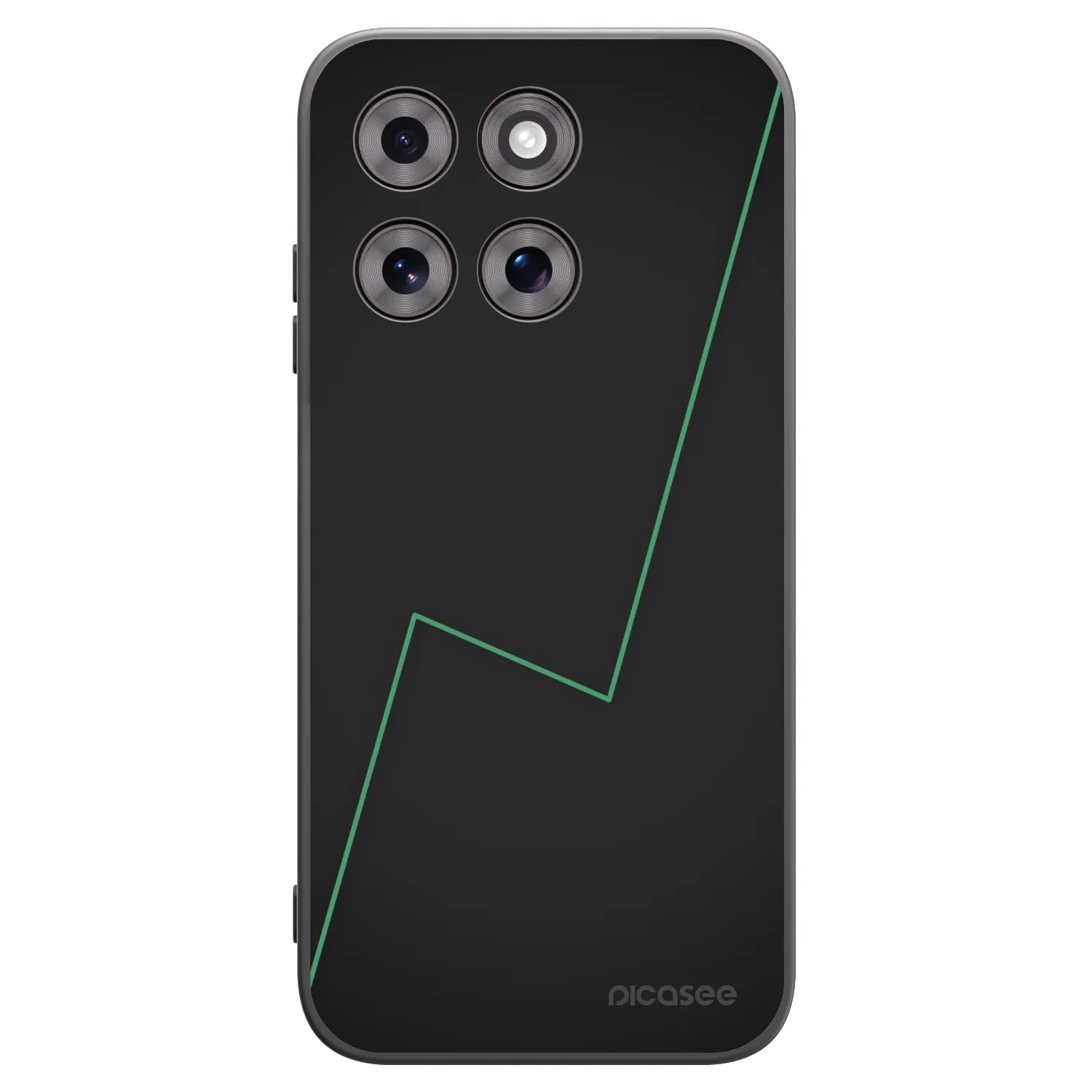Picasee silikonový černý obal pro Motorola Moto G77 - Consistency
