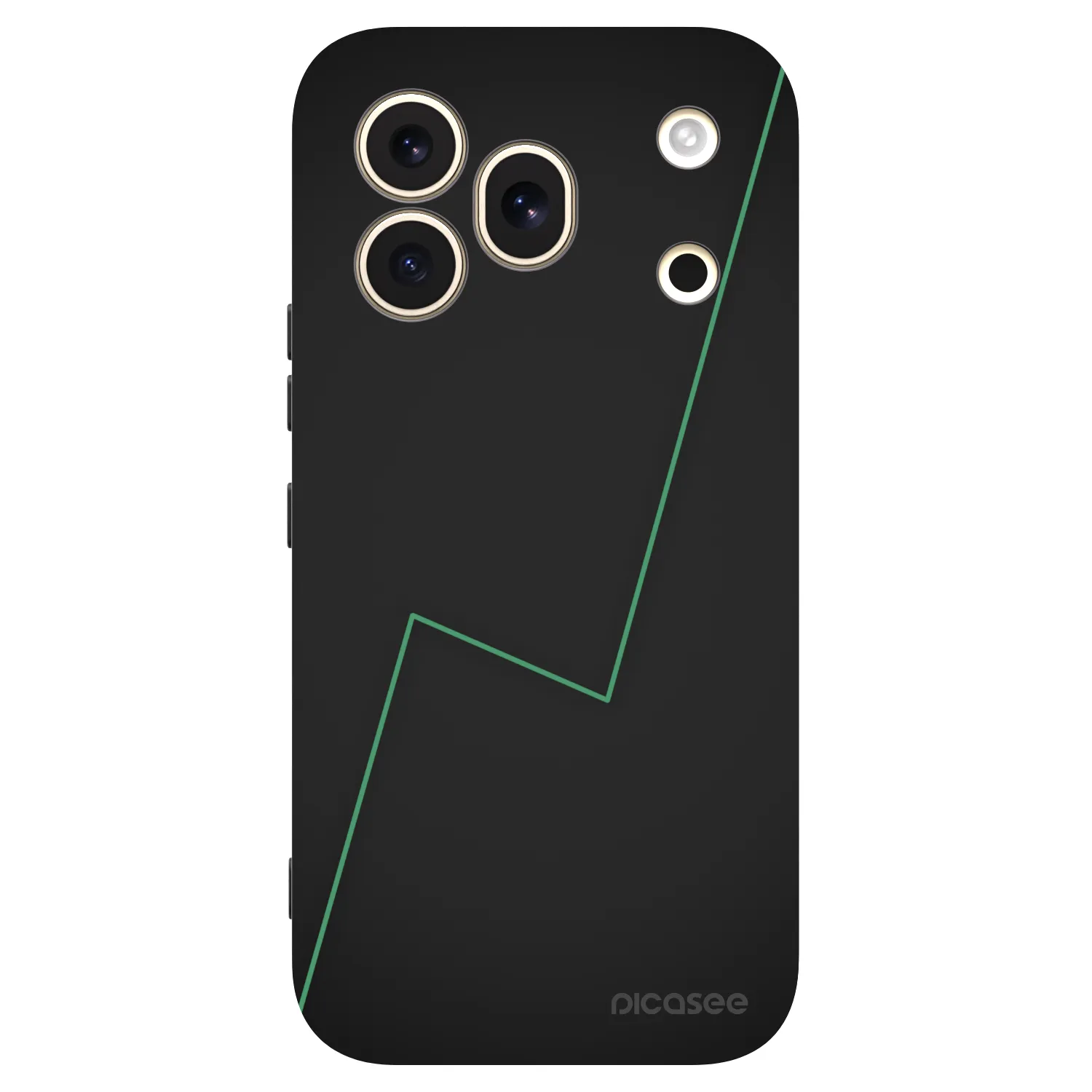 Picasee silikonový černý obal pro Honor 600 Pro - Consistency