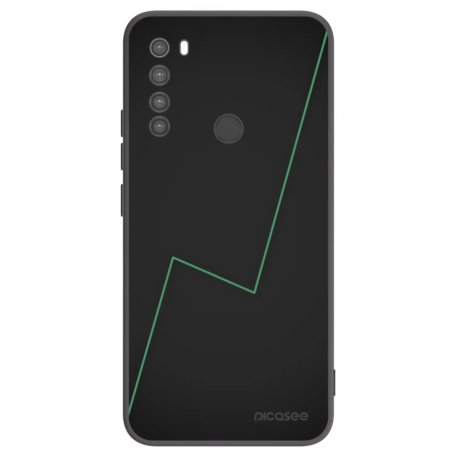 Picasee silikonový černý obal pro Xiaomi Redmi Note 8 - Consistency