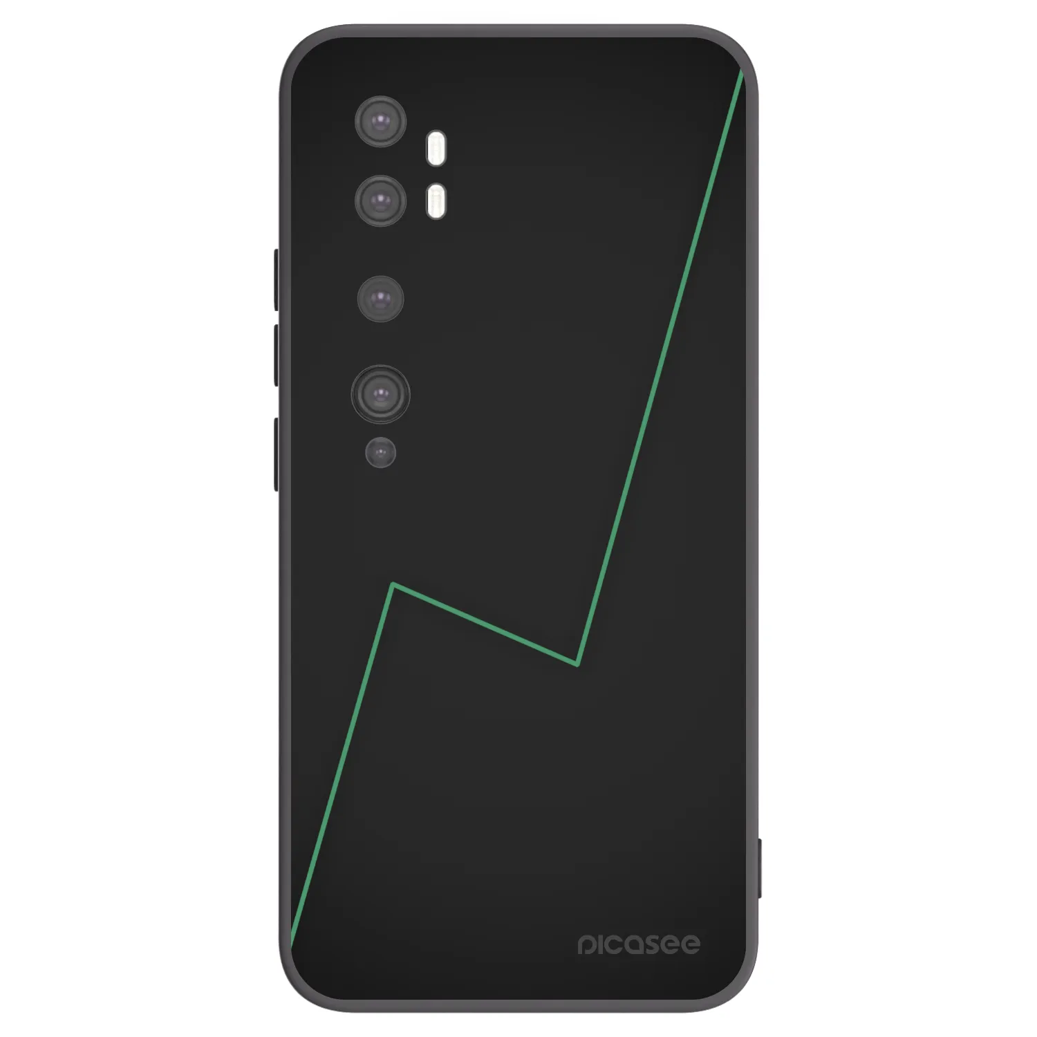 Picasee silikonový černý obal pro Xiaomi Mi Note 10 (Pro) - Consistency