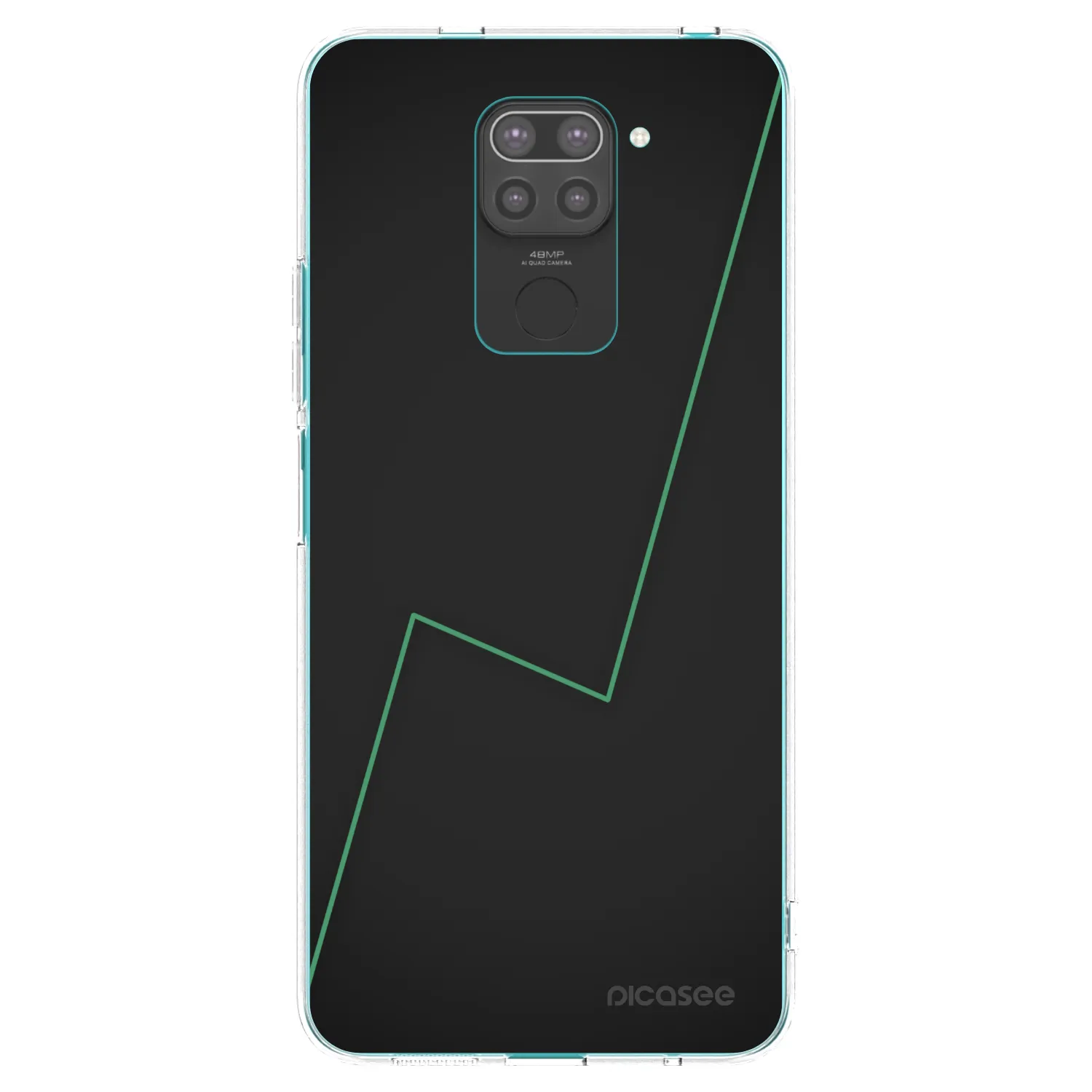 Picasee silikonový černý obal pro Xiaomi Redmi Note 9 - Consistency
